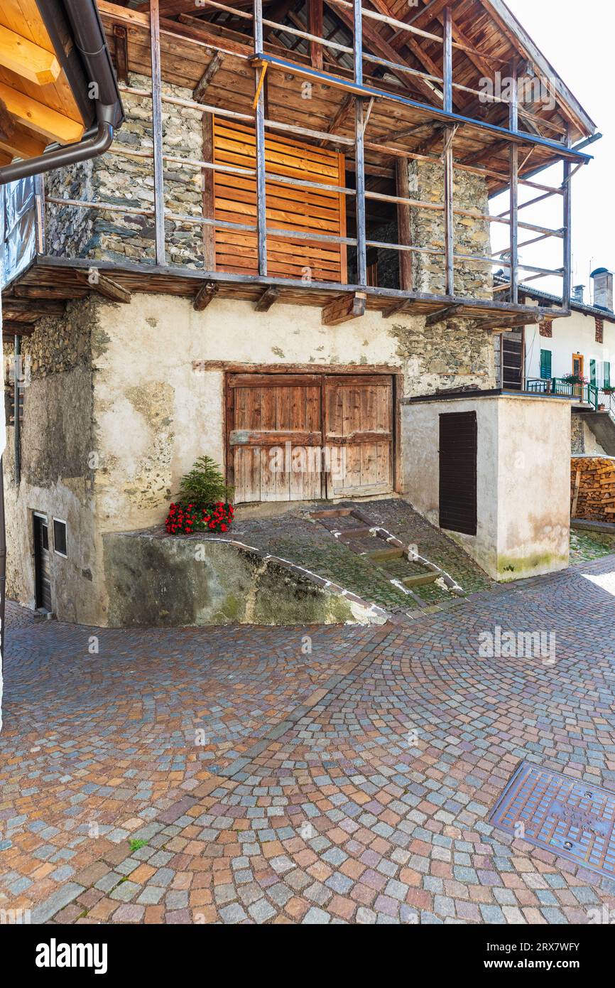 Italie Trentino Mezzano Banque D'Images