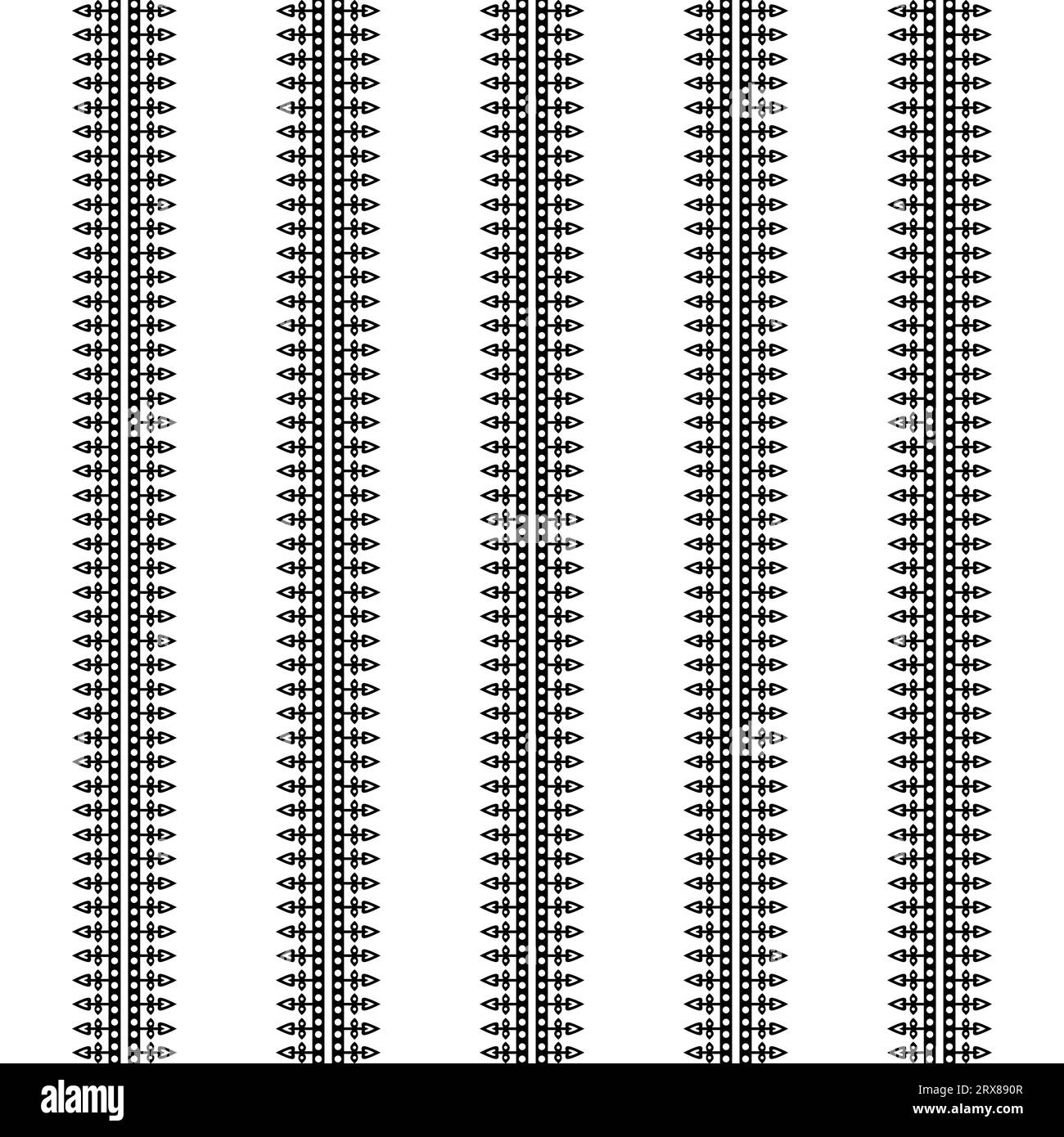 Motif de bordure chromatique sans couture Illustration de Vecteur
