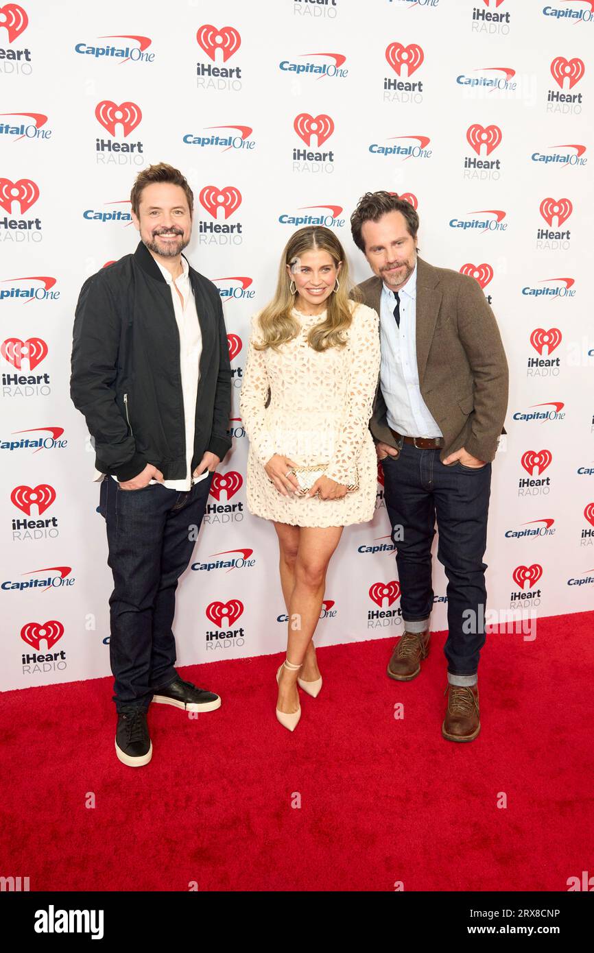 Las Vegas, États-Unis. 22 septembre 2023. Will Friedle, Danielle Fishel et Rider Strong participent au festival de musique iHeartRadio 2023 au T-Mobile Arena le 22 septembre 2023 à Las Vegas, Nevada. Photo : Miguel Cortes/imageSPACE/Sipa USA crédit : SIPA USA/Alamy Live News Banque D'Images