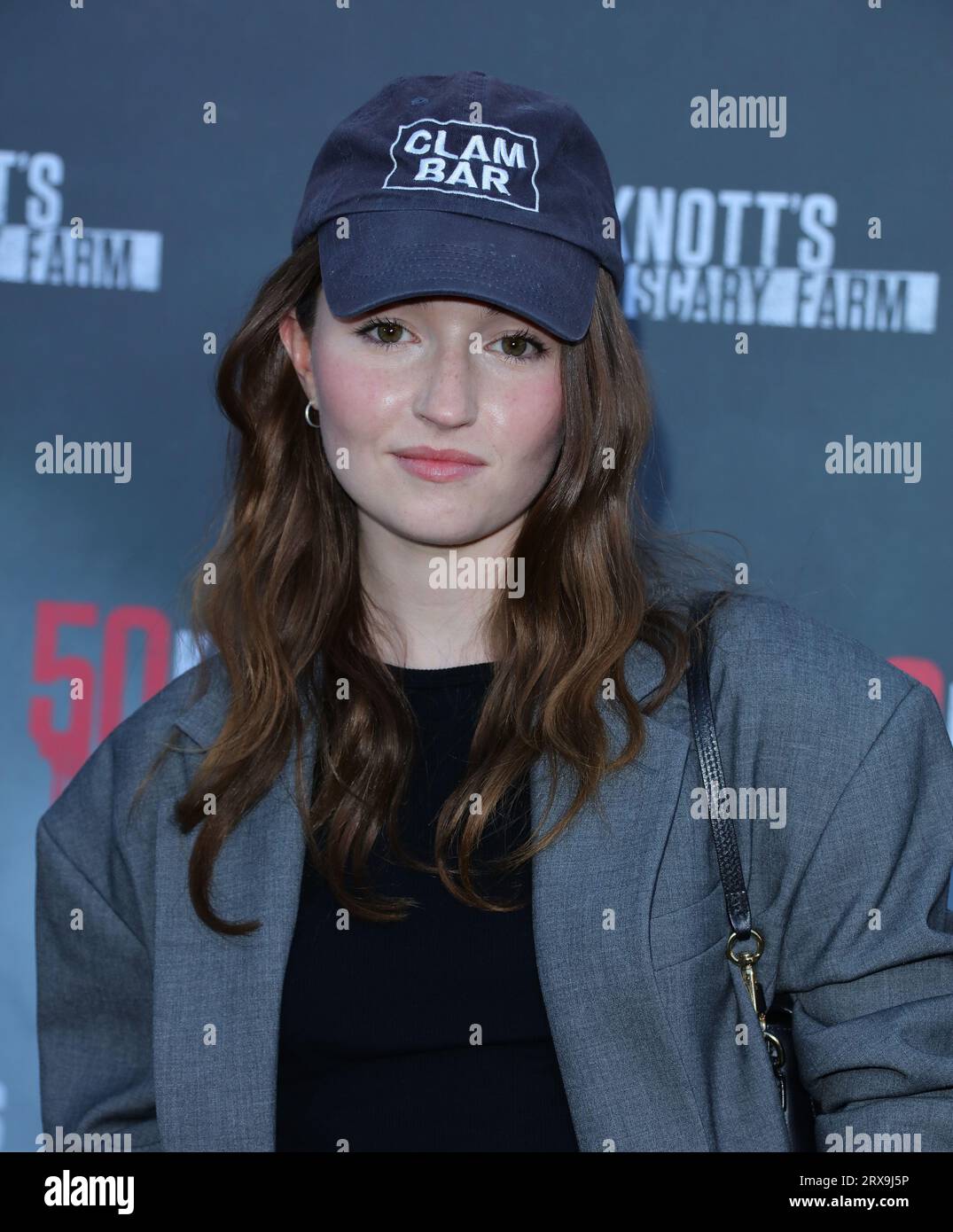 Buena Park, États-Unis. 23 septembre 2023. Kaitlyn Dever arrive au Knotts Scary Farms 50 anniversaire Black Carpet événement qui a eu lieu au Knotts Berry Farm Hotel à Buena Park, CA le samedi 23 septembre 2023 . (Photo de Juan Pablo Rico/Sipa USA) crédit : SIPA USA/Alamy Live News Banque D'Images