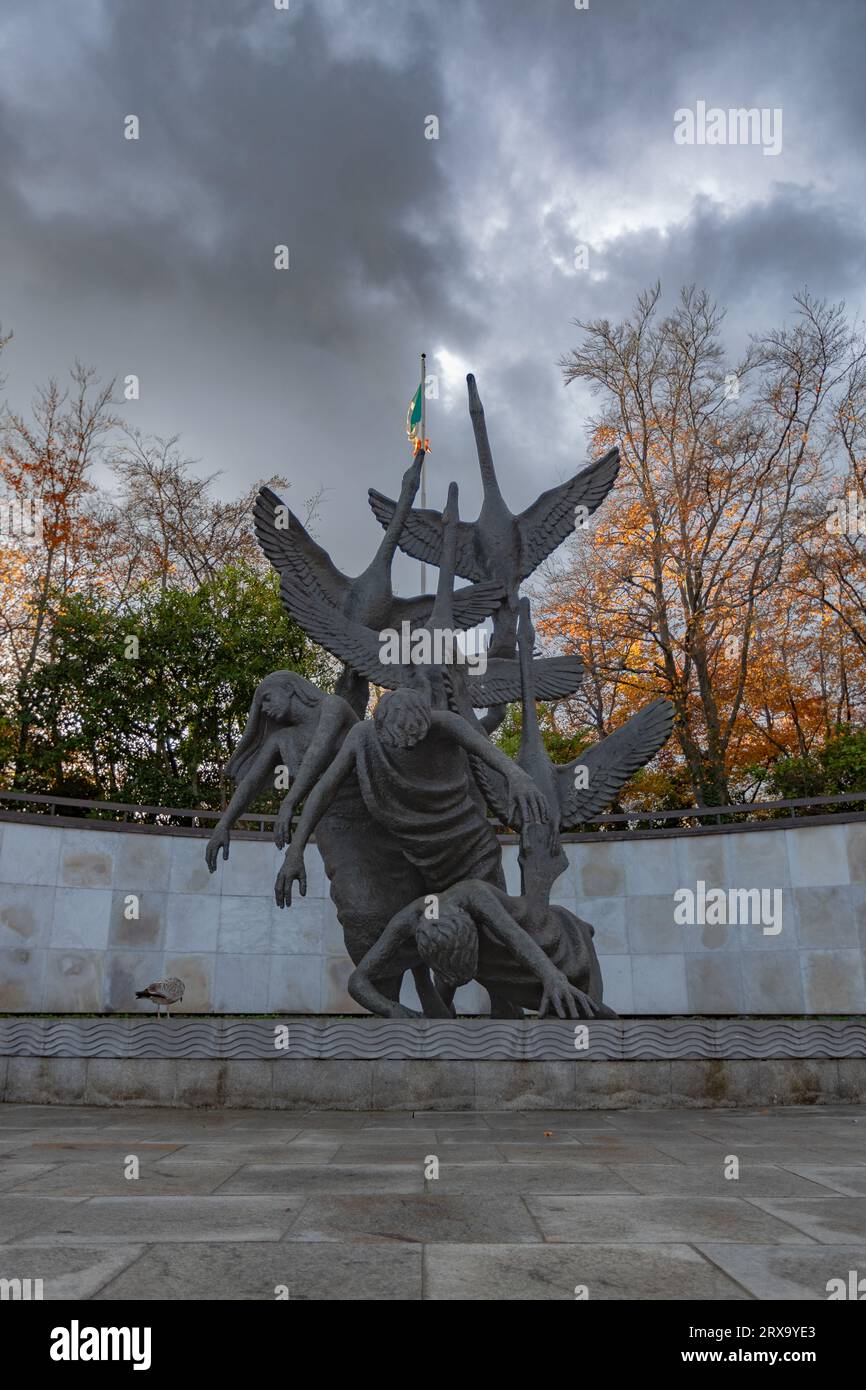 Jardin du souvenir, patrimoine irlandais, lieu célèbre dédié à la mémoire de tous ceux qui ont donné leur vie dans la cause de la liberté irlandaise, Dublin Banque D'Images