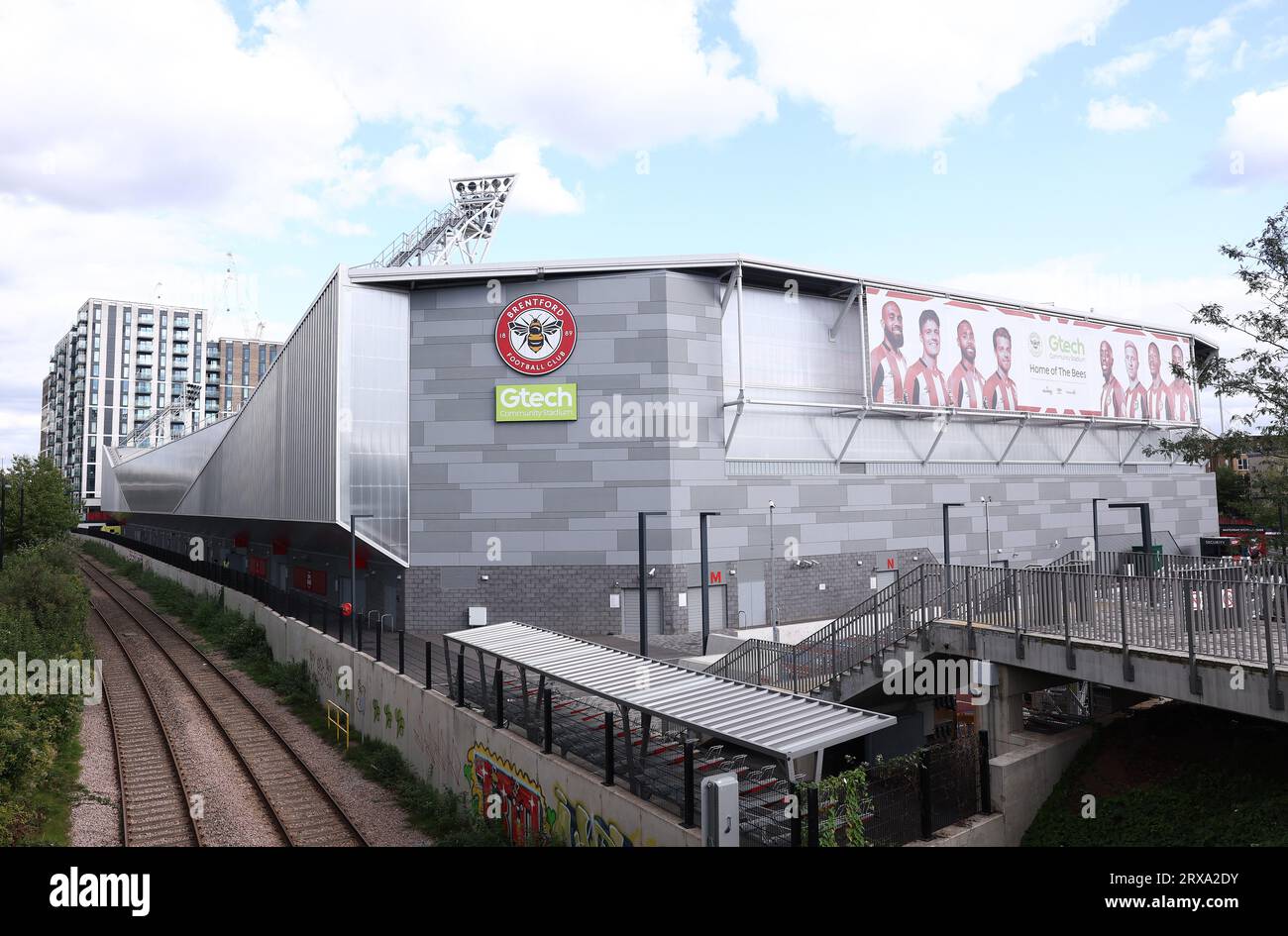 Londres, Royaume-Uni. 23 septembre 2023. Une vue générale du stade pendant le match de Premier League au Gtech Community Stadium, Londres. Le crédit photo devrait se lire : Paul Terry/Sportimage crédit : Sportimage Ltd/Alamy Live News Banque D'Images