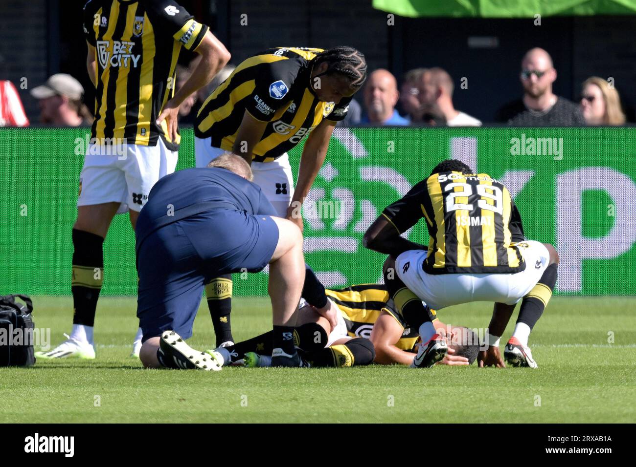 ROTTERDAM - amine Boutrah de vitesse lors du match néerlandais d'Eredivisie entre Sparta Rotterdam et vitesse au Sparta Stadium Het Kasteel le 24 septembre 2023 à Rotterdam, pays-Bas. ANP GERRIT VAN COLOGNE Banque D'Images