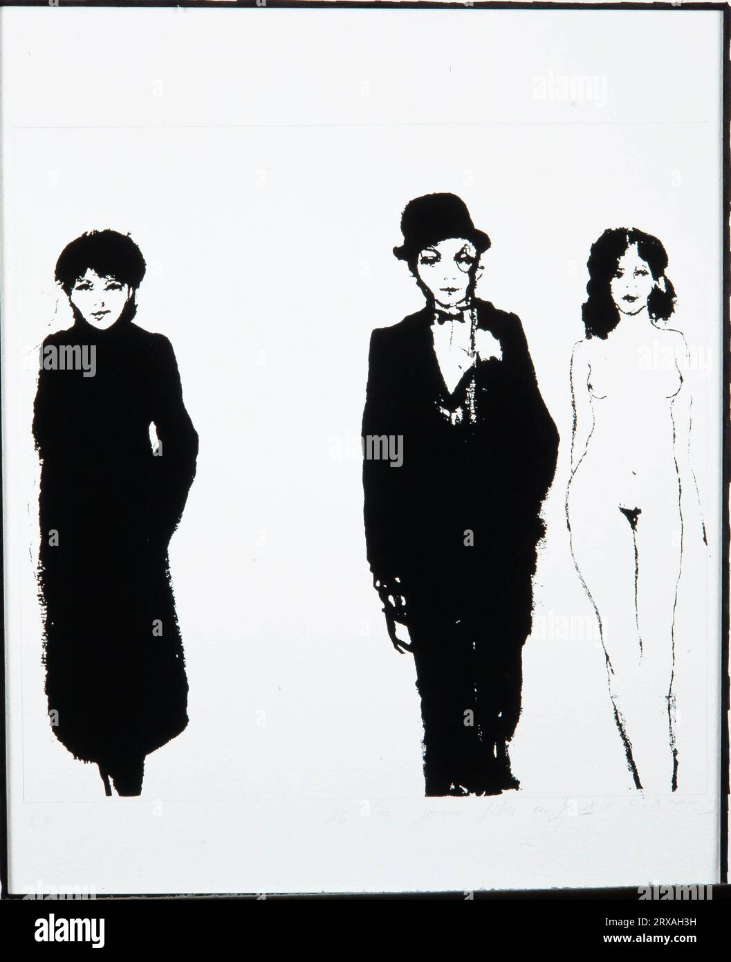 Lluís Marsans i Julià / les jeunes filles en fleurs IV, 1975, serigrafía, 43 x 33,5 cm. Colección privada. Banque D'Images