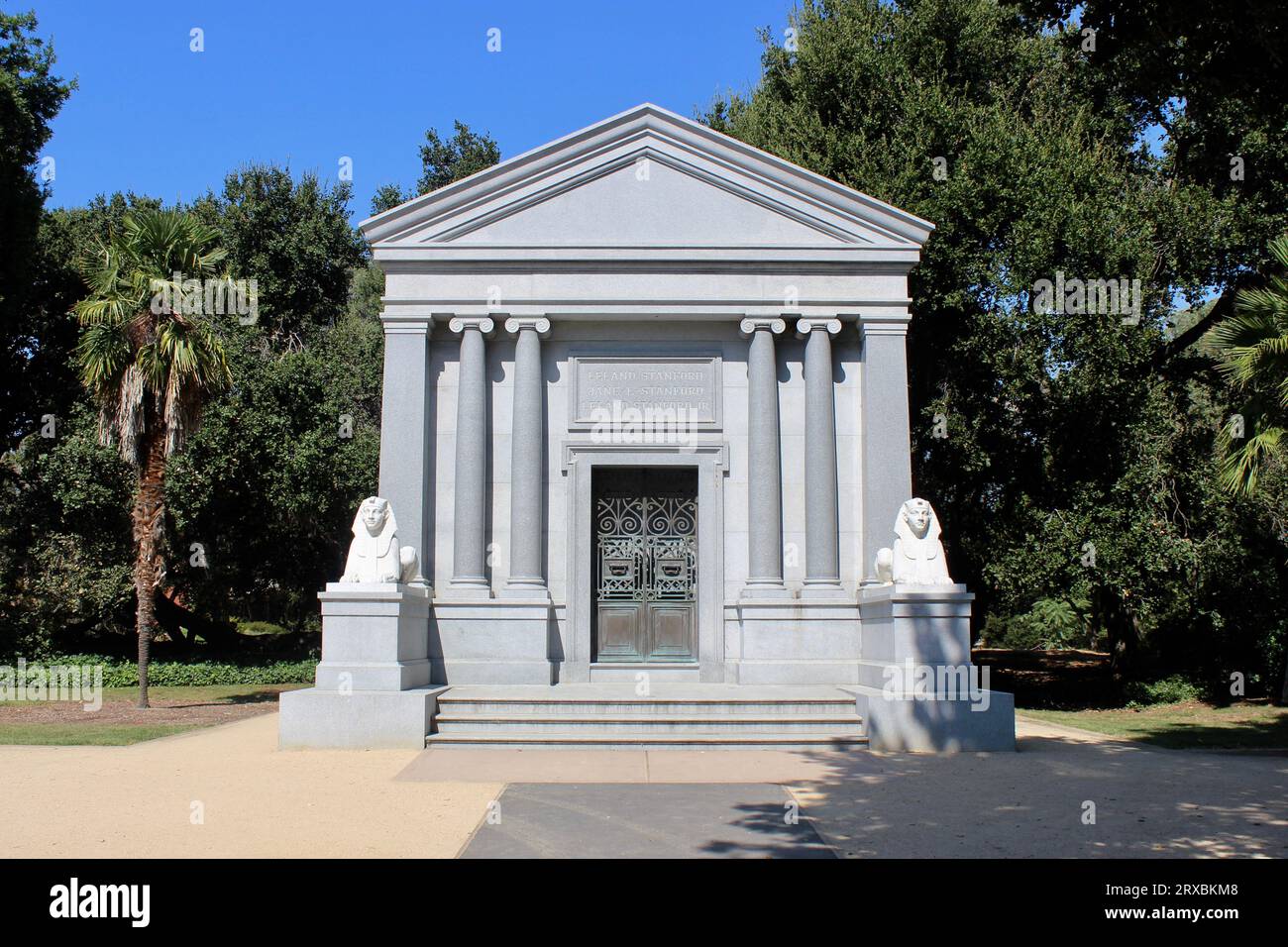 Stanford Mausoleum, Stanford University, Californie Banque D'Images