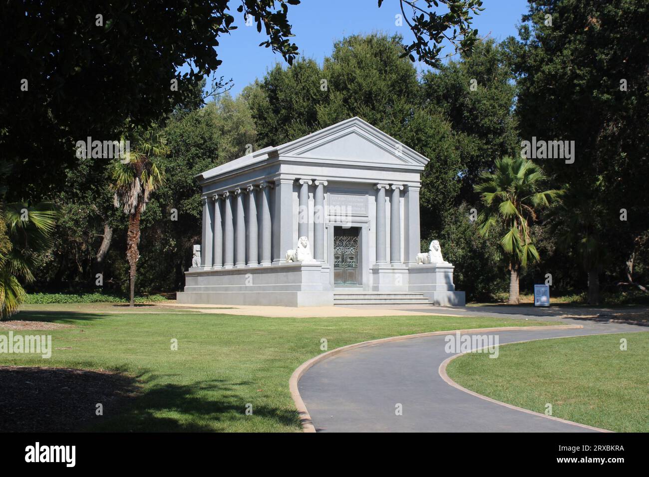 Stanford Mausoleum, Stanford University, Californie Banque D'Images