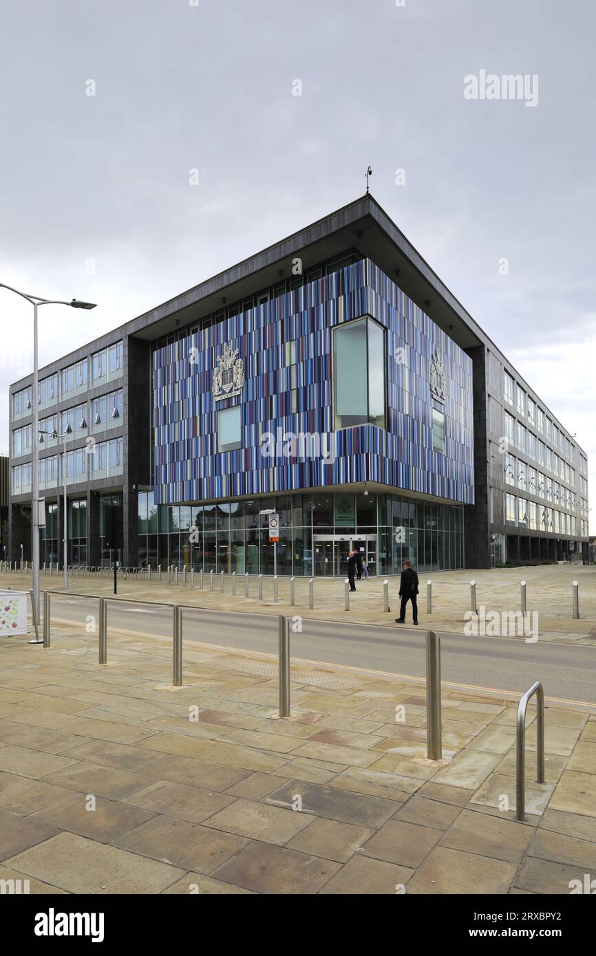 Le Doncaster Register Office, Sir Nigel Gresley Square, Waterdale, Doncaster, South Yorkshire, Angleterre, ROYAUME-UNI Banque D'Images