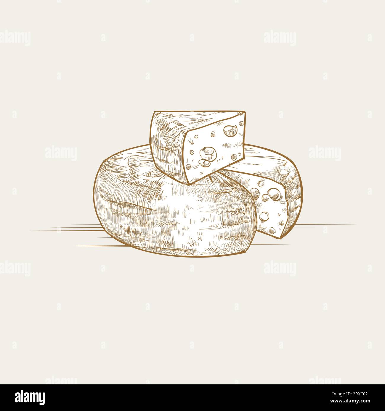 Logo fromage. Illustration vectorielle. Graphique Illustration de Vecteur