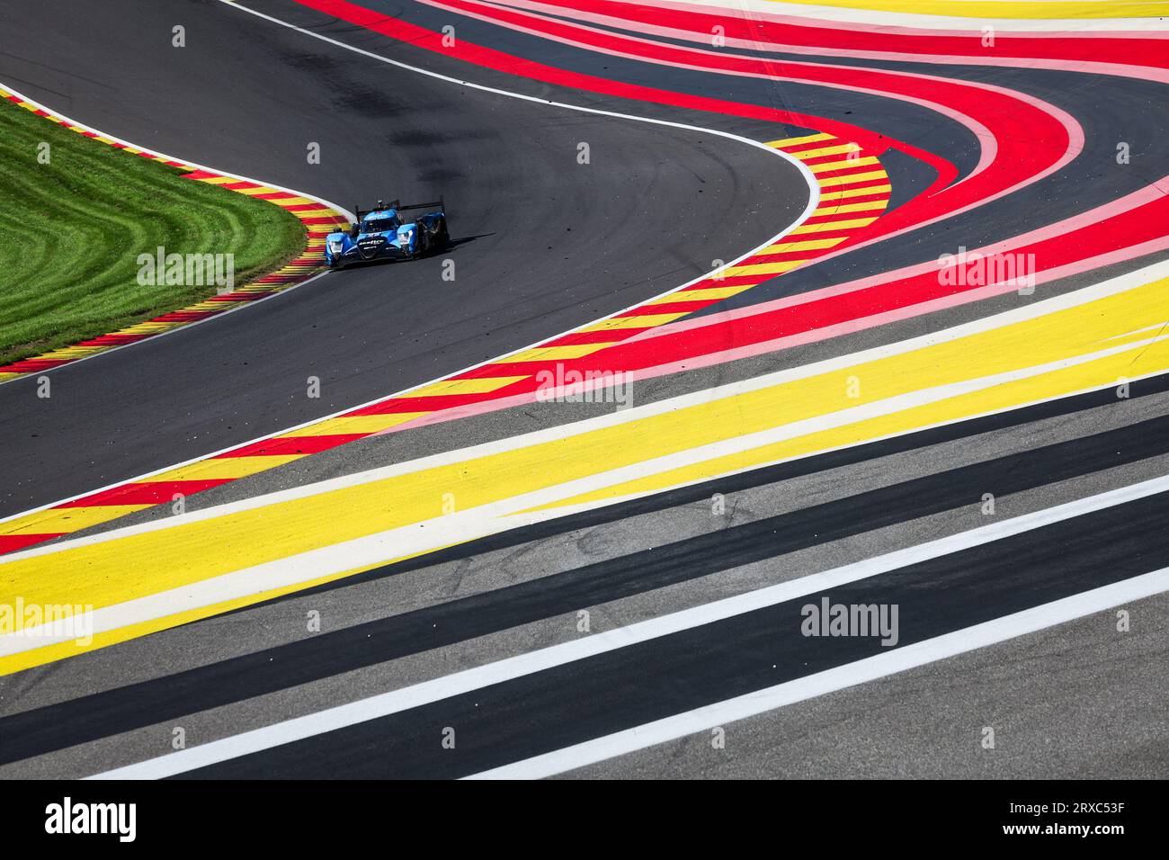 Stavelot, Belgique. 24 septembre 2023. 25 SIMPSON Kyffin (usa), ALLEN James (aus), LYNN Alexander (gar), Algarve Pro Racing, Oreca Gibson 07 - Gibson, action lors des 4 heures de Spa-Francorchamps 2023, 4e manche des European le Mans Series 2023 sur le circuit de Spa-Francorchamps du 22 au 24 septembre 2023 à Stavelot, Belgique - photo Florent Gooden/DPPI crédit : DPPI Media/Alamy Live News Banque D'Images