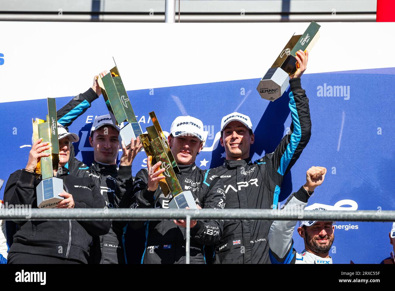 Stavelot, Belgique. 24 septembre 2023. 25 SIMPSON Kyffin (usa), ALLEN James (aus), LYNN Alexander (gar), Algarve Pro Racing, Oreca Gibson 07 - Gibson, lors des 4 heures de Spa-Francorchamps 2023, 4e manche des European le Mans Series 2023 sur le circuit de Spa-Francorchamps du 22 au 24 septembre 2023 à Stavelot, Belgique - photo Florent Gooden/DPPI crédit : DPPI Media/Alamy Live News Banque D'Images