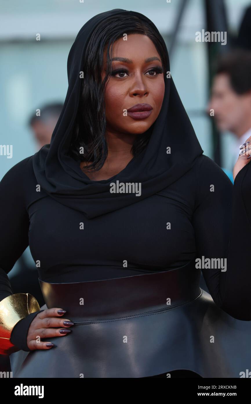 VENISE, ITALIE - 06 SEPTEMBRE : Loretta Grace assiste au tapis rouge 'Origin' au 80e Festival du film de Venise le 06 septembre 2023 à Venise, Italie Banque D'Images