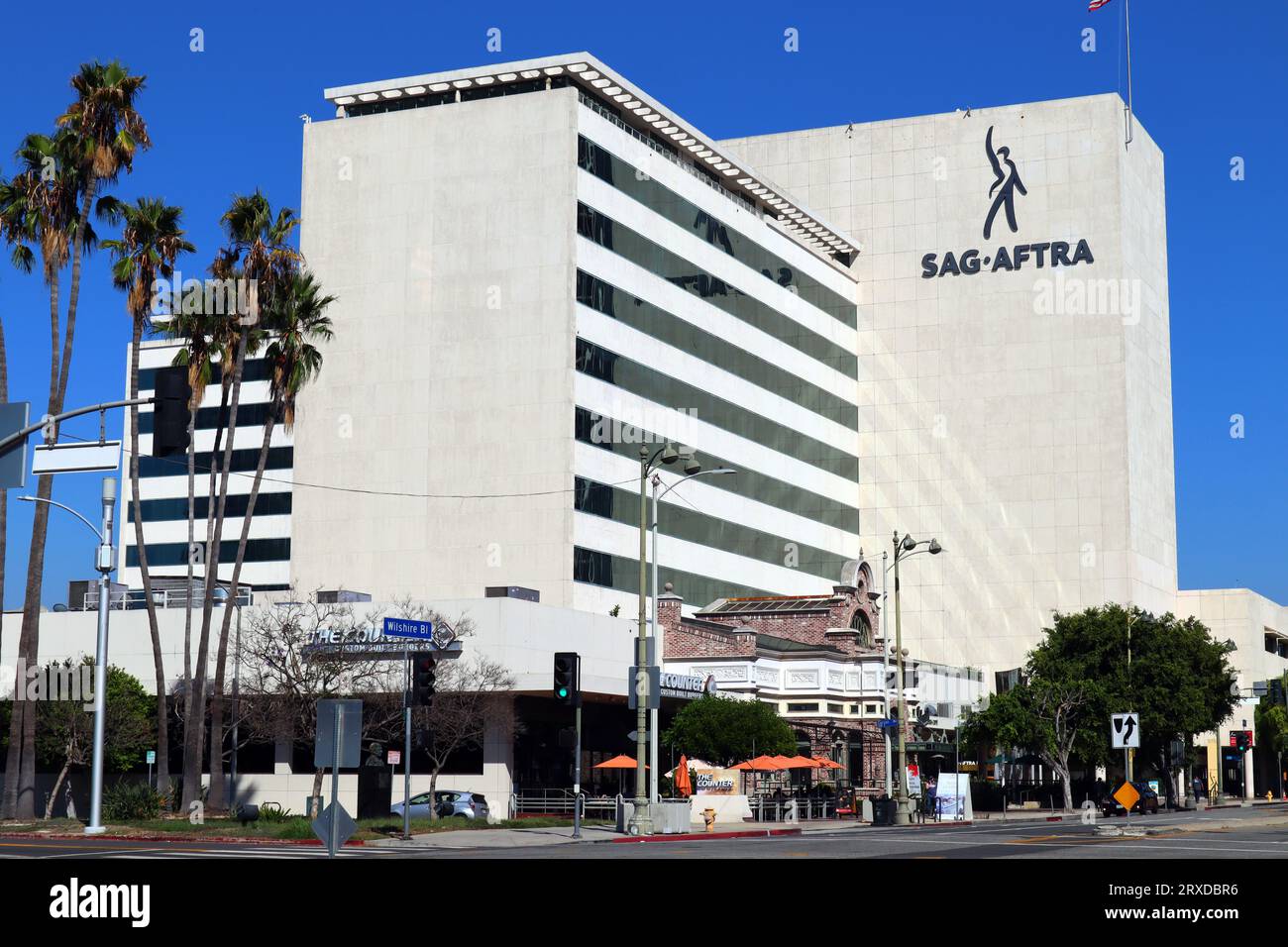 Los Angeles, Californie : SAG-AFTRA Screen Actors Guild-American Federation of Television and radio Artists situé au 5757 Wilshire Boulevard Banque D'Images