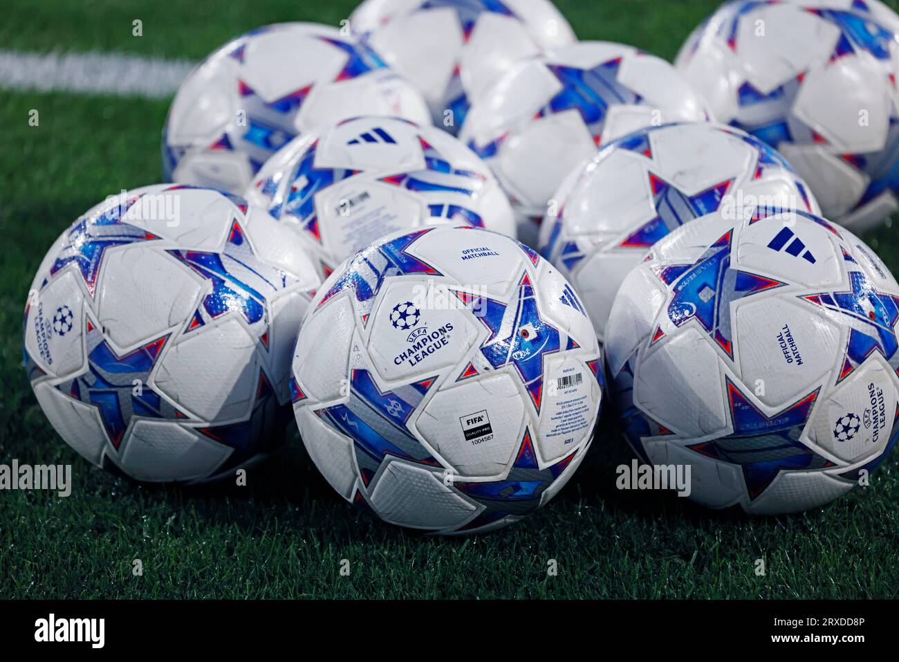 San Sebastian, Espagne. Crédit : D. 20 septembre 2023. Ballon officiel football/football : UEFA Champions League Group D Match entre Real Sociedad 1-1 FC Internazionale Milano au Reale Arena de San Sebastian, Espagne. Crédit : D .Nakashima/AFLO/Alamy Live News Banque D'Images
