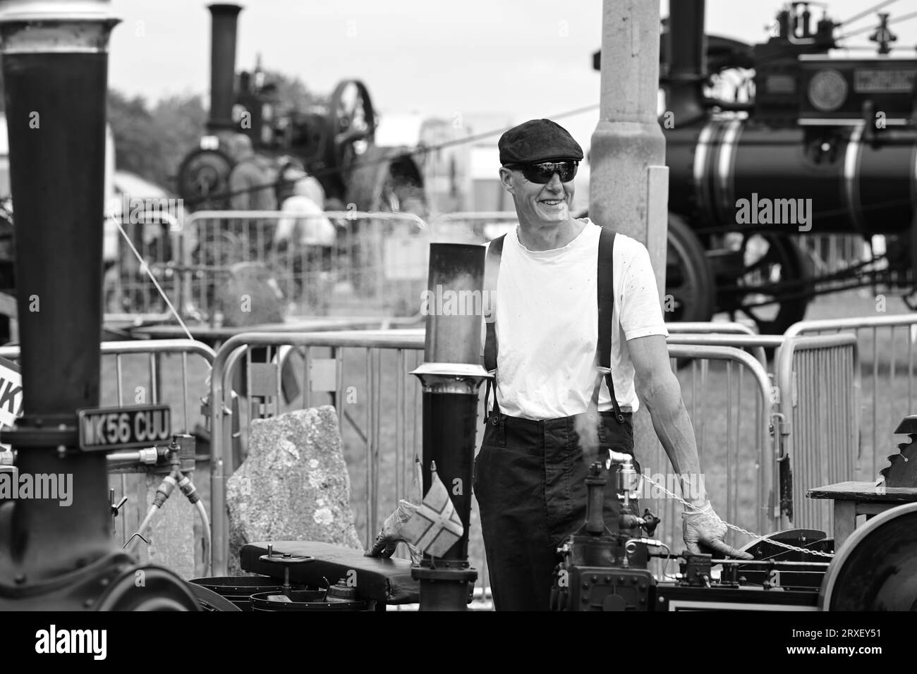 Stithians Steam Rally West of England Steam Engine Society Rally Show Cornwall Banque D'Images