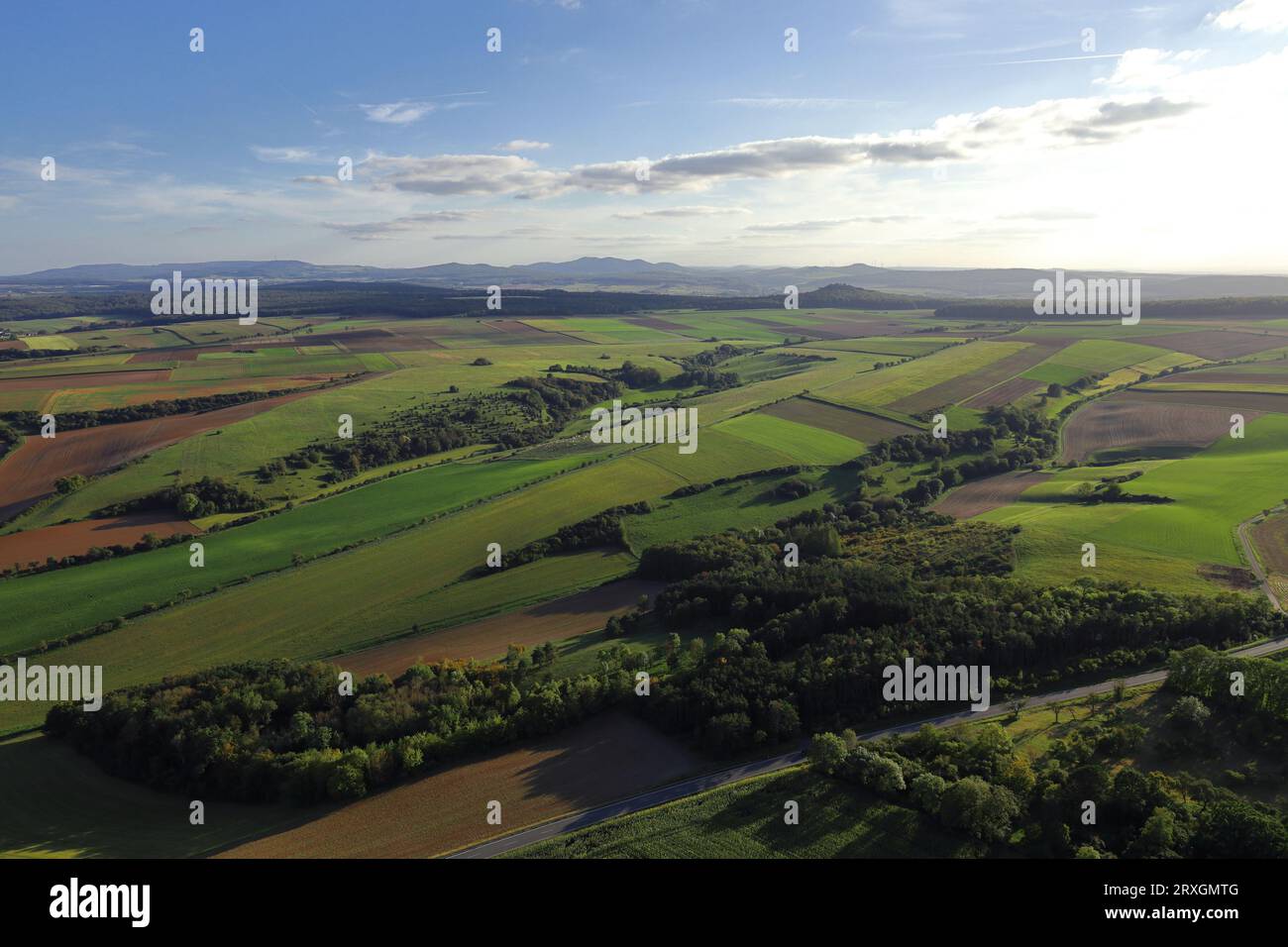 Paysage de ballon Banque D'Images