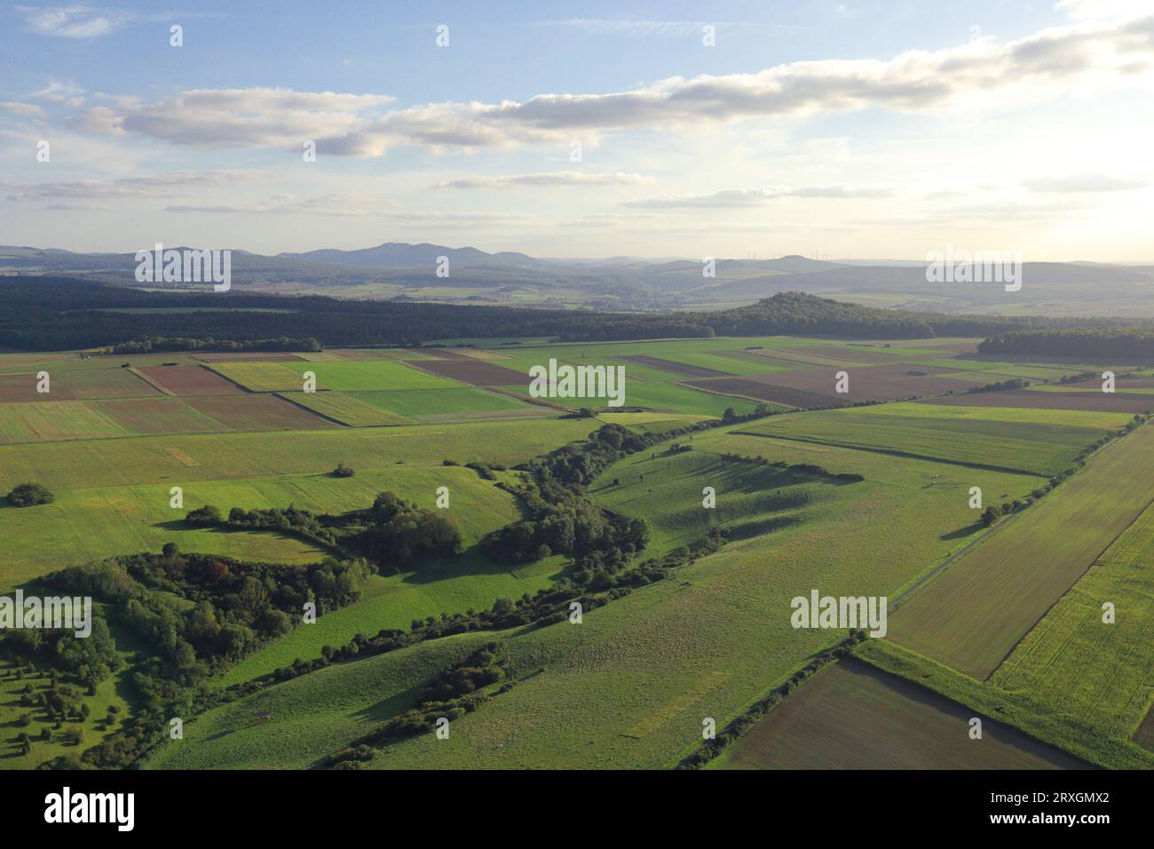 Paysage de ballon Banque D'Images