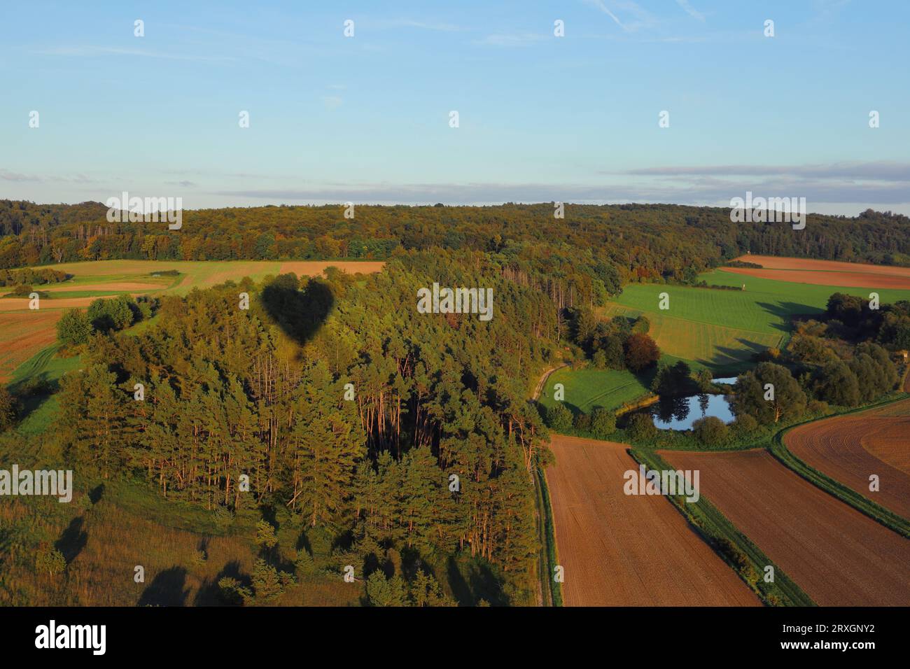 Paysage de ballon Banque D'Images