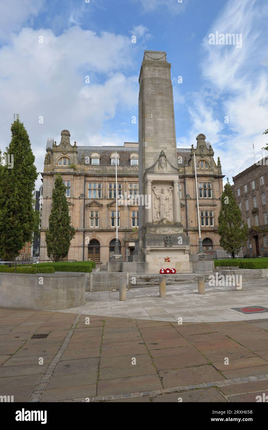 Le cénotaphe, Preston Lancashire Banque D'Images