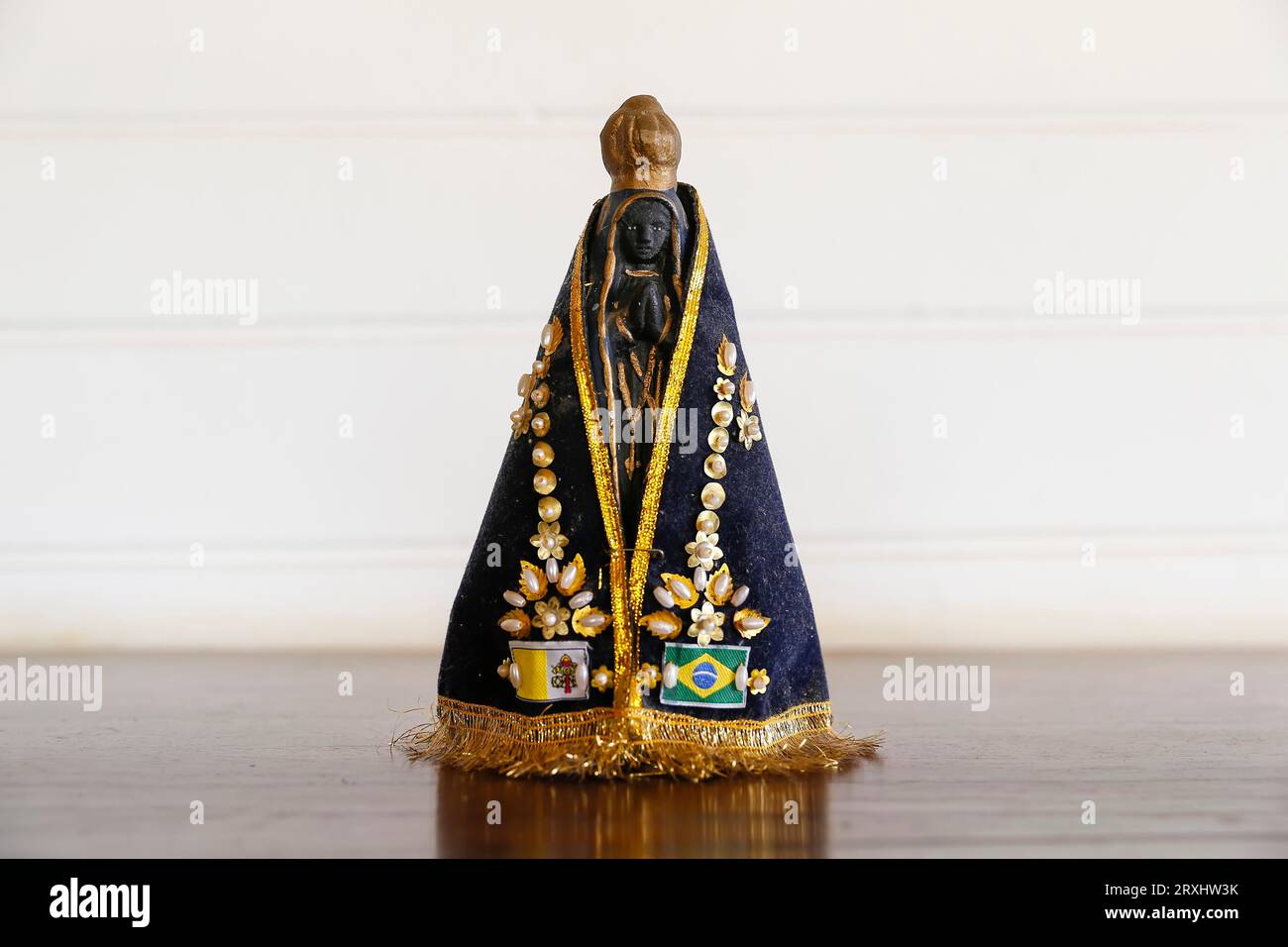 Statue de l'image de notre-Dame d'Aparecida - Nossa Senhora Aparecida Banque D'Images