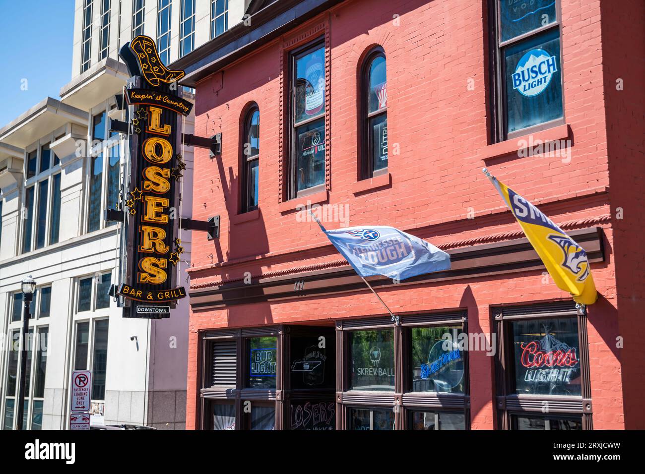 Nashville, TN, États-Unis - 29 juin 2022 : The Losers Bar and Grill Banque D'Images