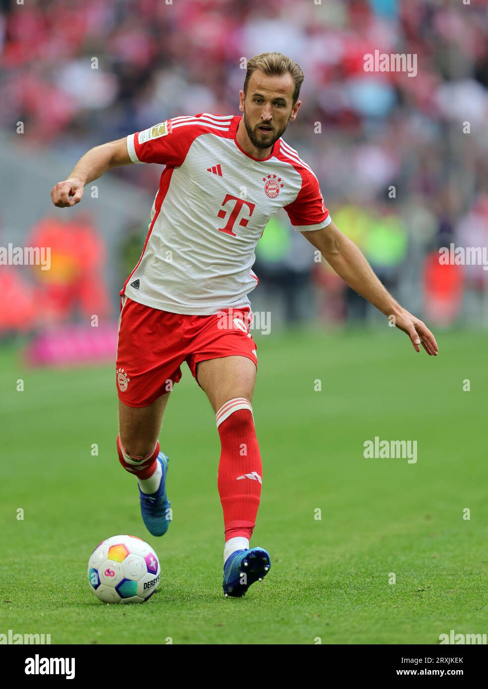 Harry Kane du FC Bayern Muenchen FC Bayern Muenchen vs VFL Bochum Fussball 1.Bundesliga saison 2023/24 5. Spieltag Allianz Arena 23.09.2023 © diebilderwelt / Alamy stock Banque D'Images