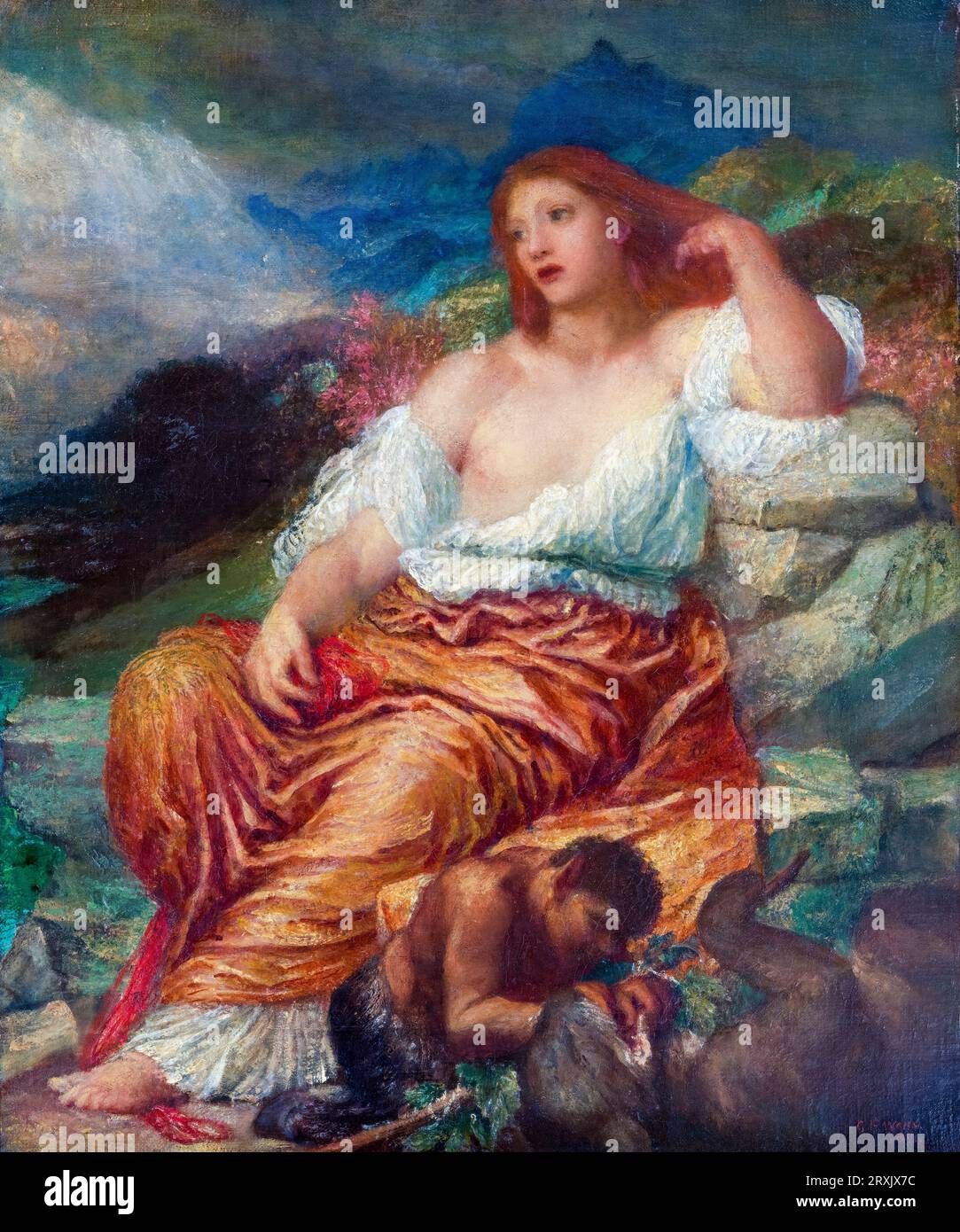 George Frederic Watts, Ariane, peinture à l'huile sur toile, 1894 Banque D'Images