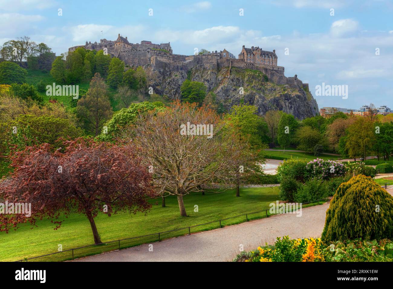 Château d'Edimbourg en Ecosse Banque D'Images