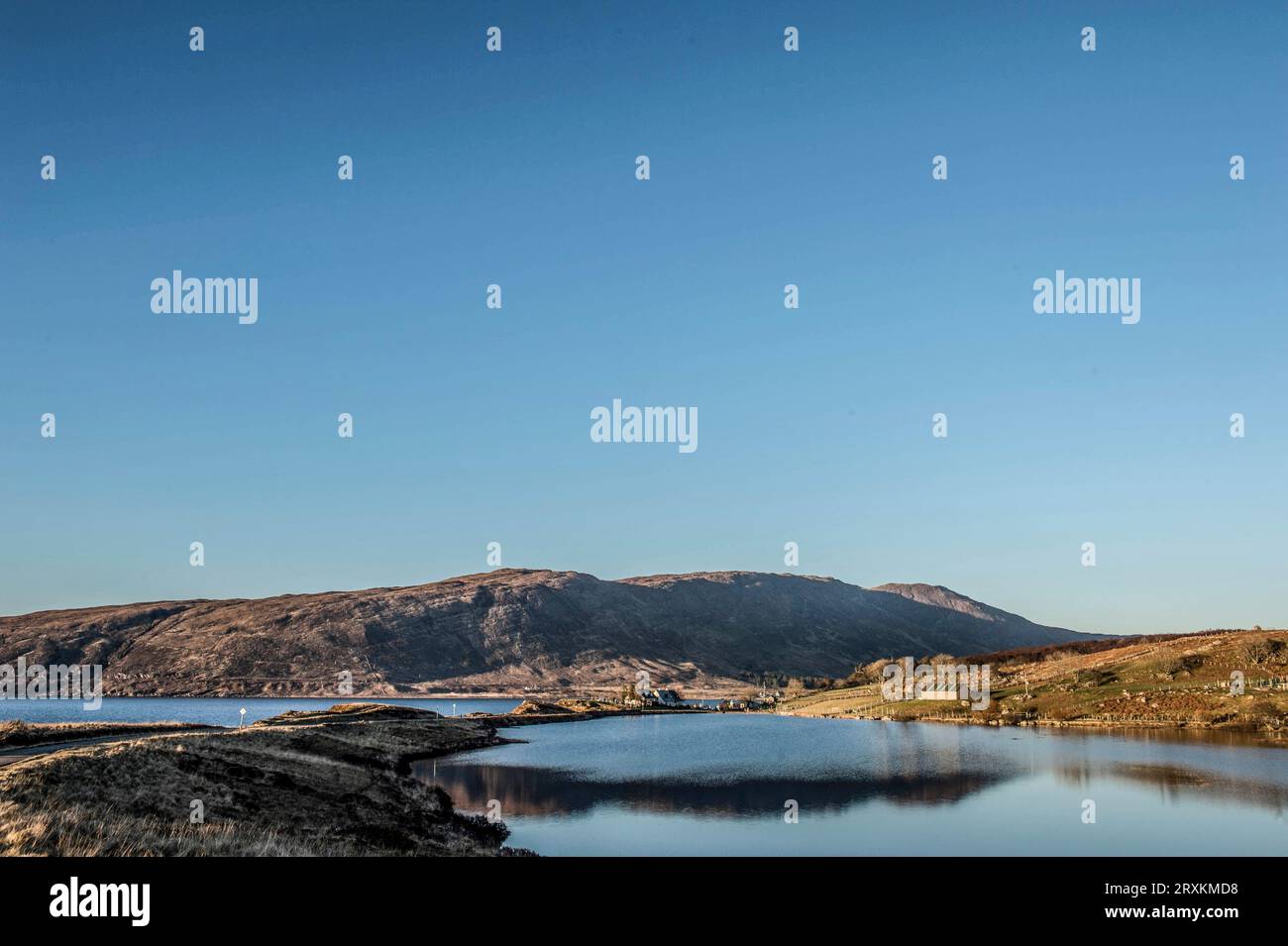 Lac à Bealach na Ba en Ecosse Banque D'Images