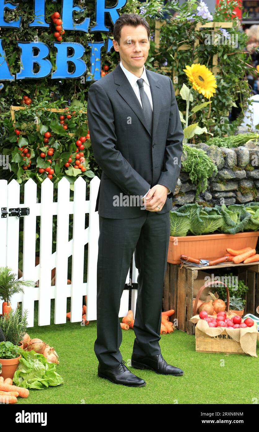 Will Gluck assiste à la première du gala britannique de « Peter Rabbit » au vue West End de Londres. Banque D'Images