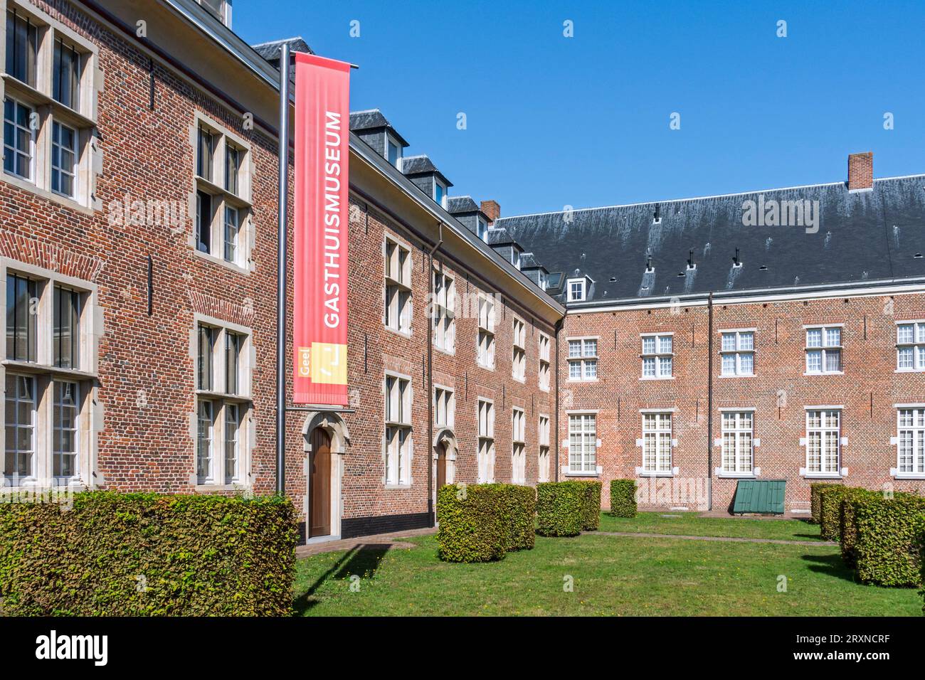 Gasthuismueum / Musée hospitalier Augustinien / 17e siècle Geel Hospice pour malades mentaux dans la ville Geel, province d'Anvers, Flandre, Belgique Banque D'Images