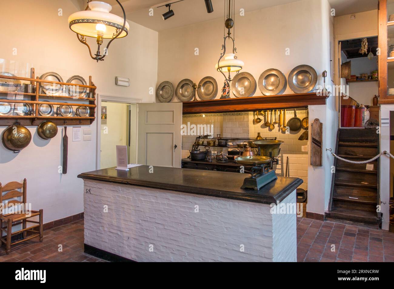 Gasthuismueum / Musée hospitalier Augustinien / 17e siècle Geel Hospice pour malades mentaux dans la ville Geel, province d'Anvers, Flandre, Belgique Banque D'Images