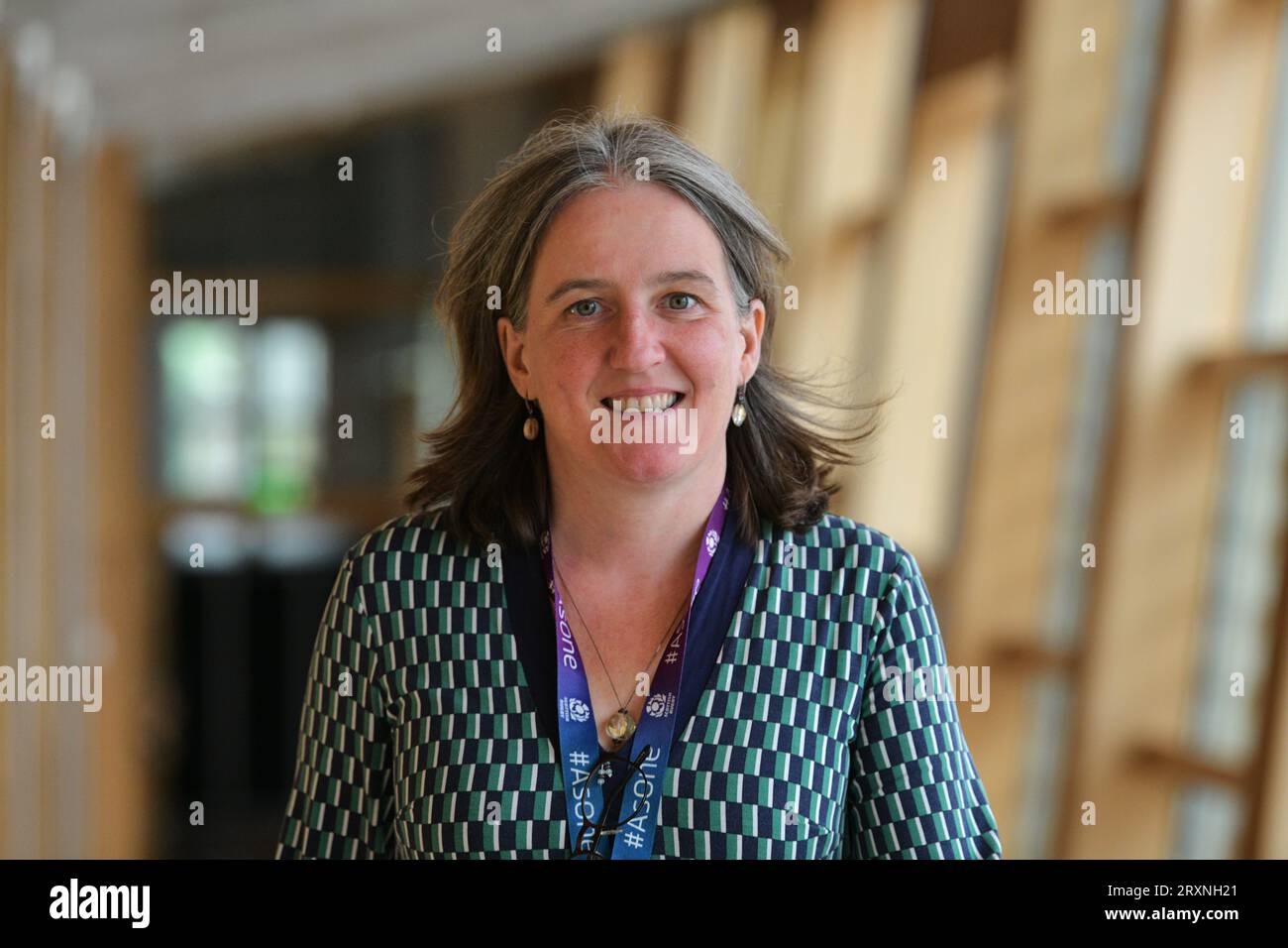 Édimbourg Écosse, Royaume-Uni 26 septembre 2023. Maree Todd MSP Scottish National Party au Parlement écossais. crédit sst/alamy live news Banque D'Images