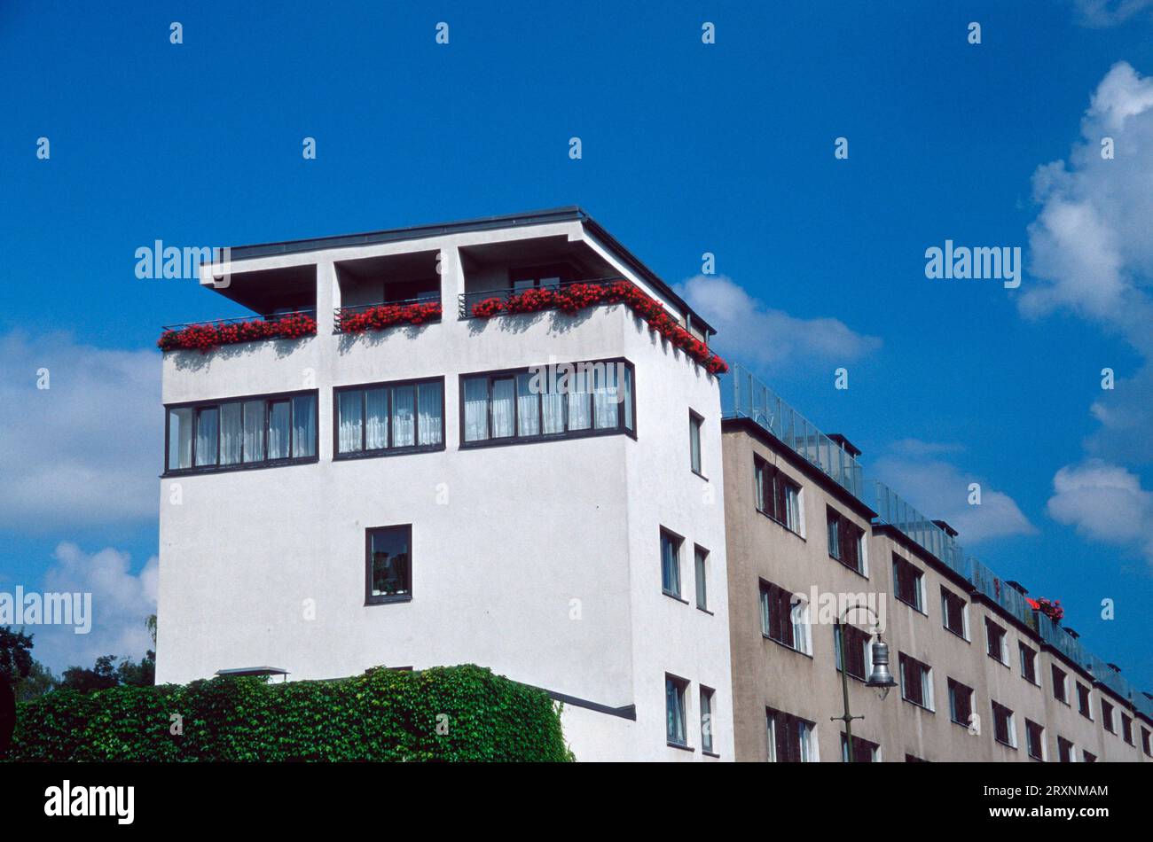 Maison d'habitation, /, Ring Housing Estate Siemensstadt, architecte Walter Gropius, Berlin, Allemagne, maison d'habitation, Ringsiedlung, architecte Walter Banque D'Images