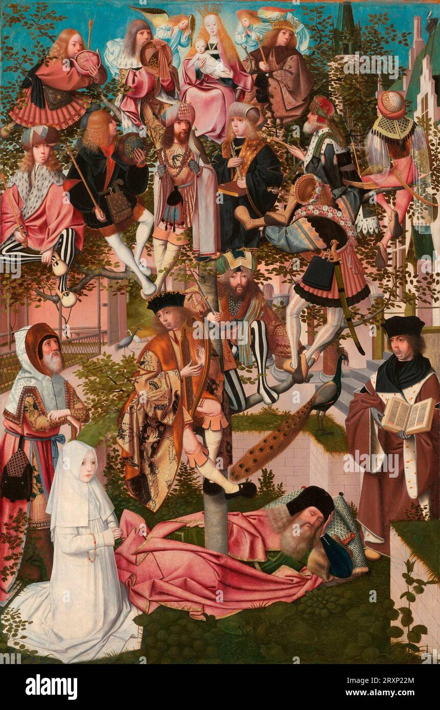 L'arbre de Jesse, Geertgen tot Sint Jans (cercle de), c. 1500 Banque D'Images