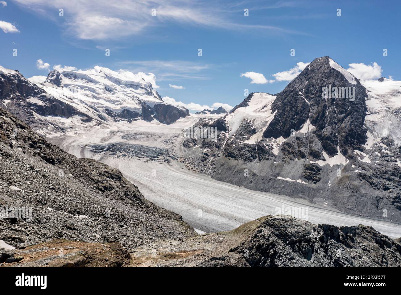 Glacier de corbassiere Banque de photographies et d'images à haute  résolution - Alamy
