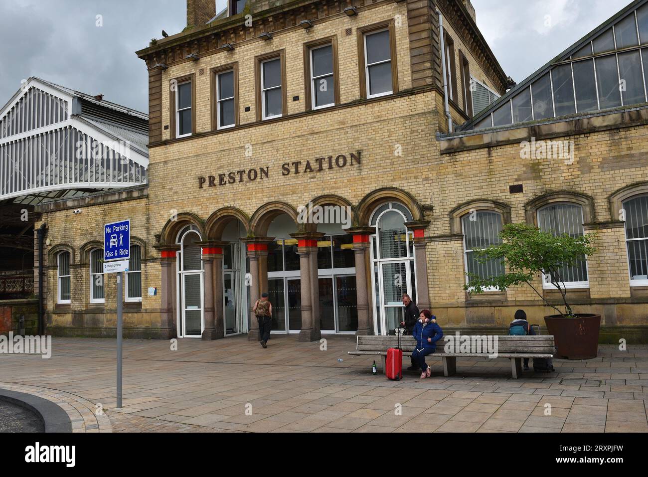 Gare de Preston. Banque D'Images