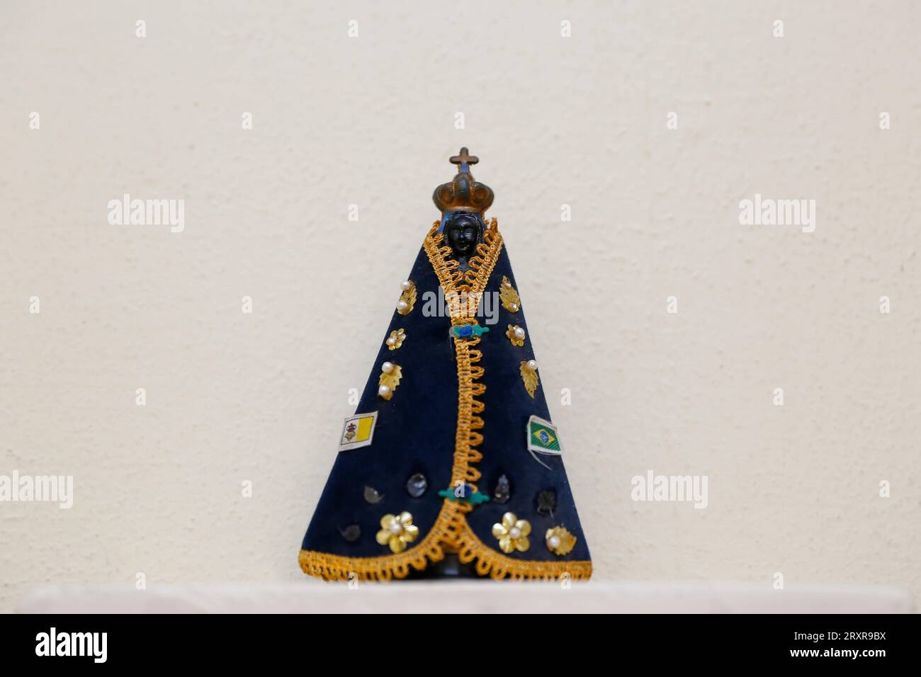 Statue de l'image de notre-Dame d'Aparecida - Nossa Senhora Aparecida Banque D'Images