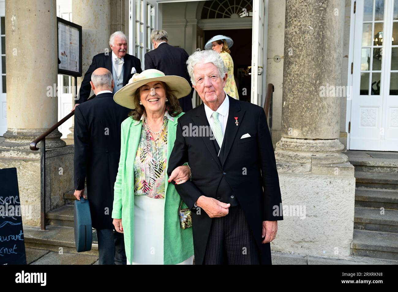 Erzherzog Michael von Habsburg-Lothringen, Enkel der Kaiserin Elisabeth (Sisi) und Ehefrau Christiana geb. Prinzessin zu Löwenstein-Wertheim-Rosenberg Banque D'Images