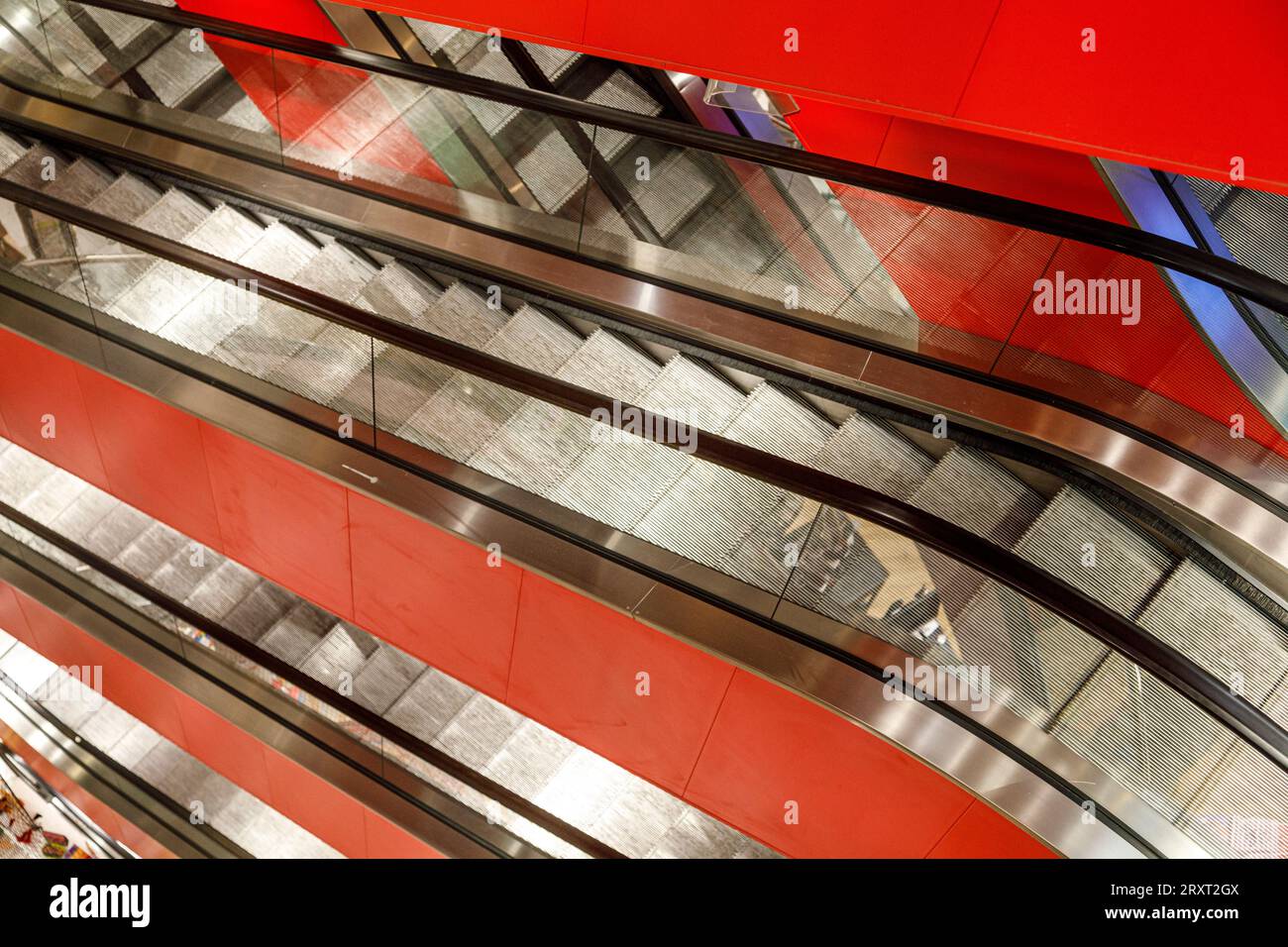 Rolltreppen, Buchhhandlung Thalia Mayersche Banque D'Images