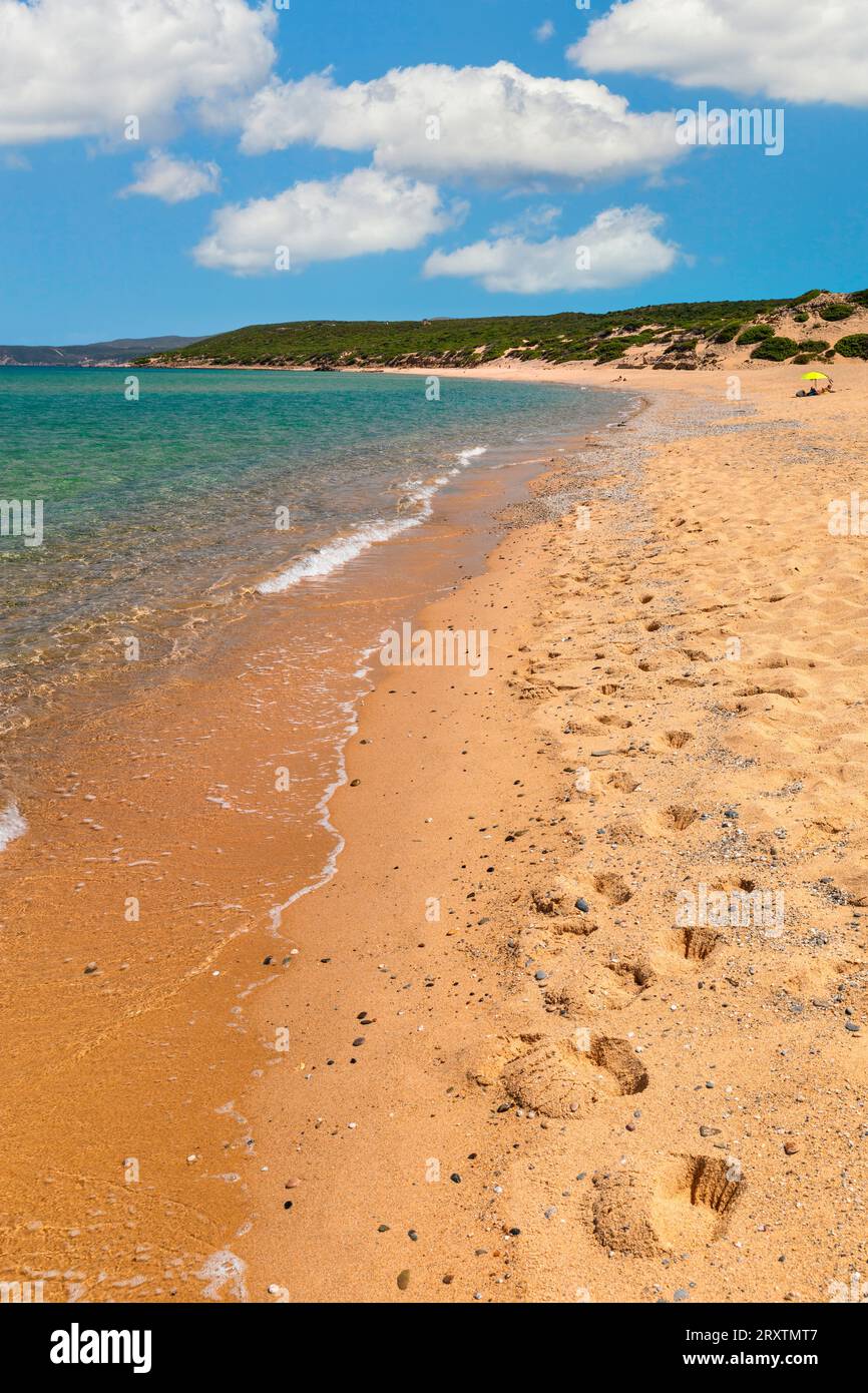 Scivu Beach, Arbus, Sud Sardegna district, Sardaigne, Italie, Méditerranée, Europe Banque D'Images