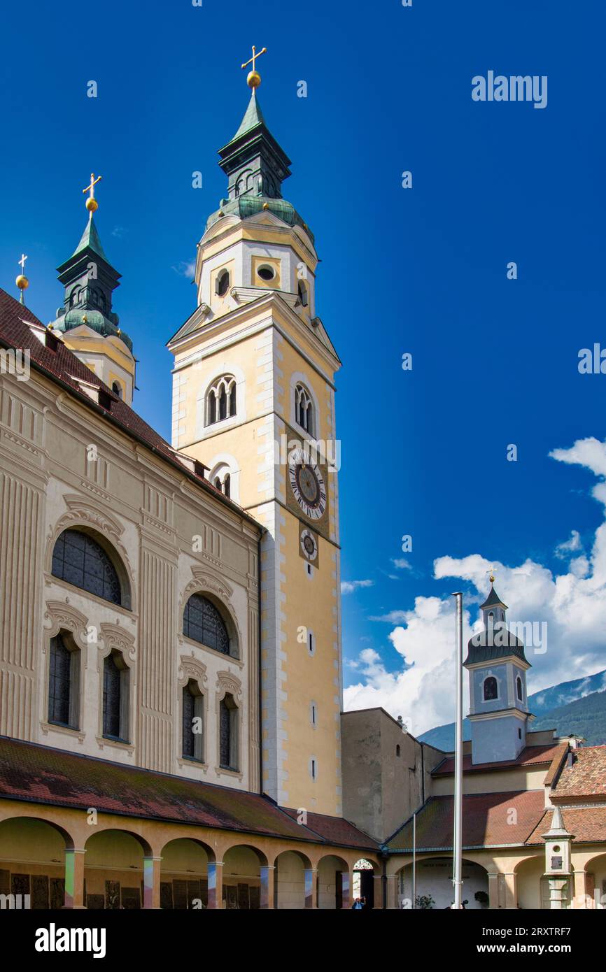 Cathédrale baroque, Brixen, Sudtirol (Tyrol du Sud) (province de Bolzano), Italie, Europe Banque D'Images