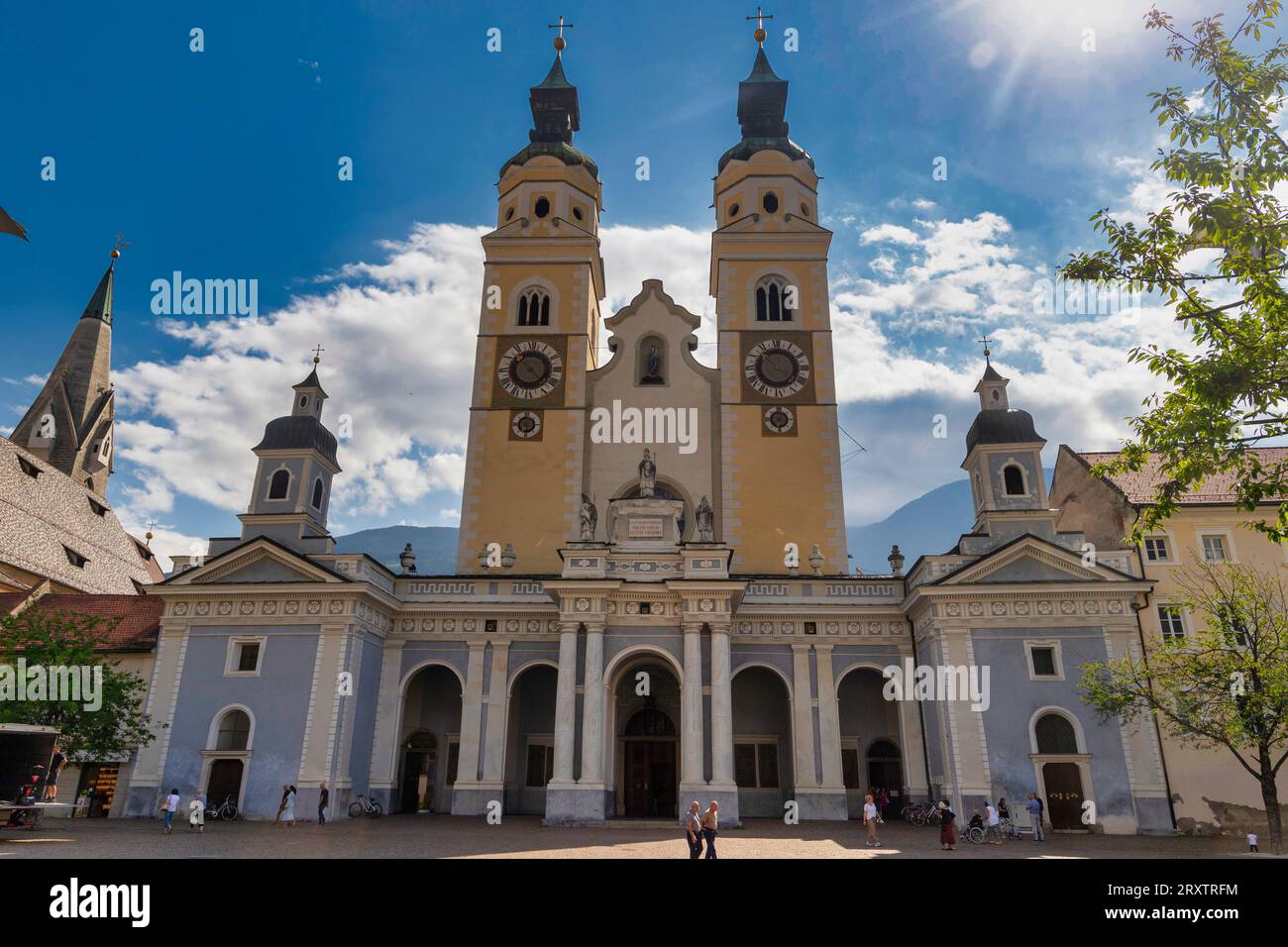 Cathédrale baroque, Brixen, Sudtirol (Tyrol du Sud) (province de Bolzano), Italie, Europe Banque D'Images