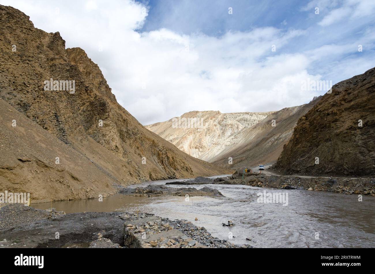 paysage du ladakh Banque D'Images