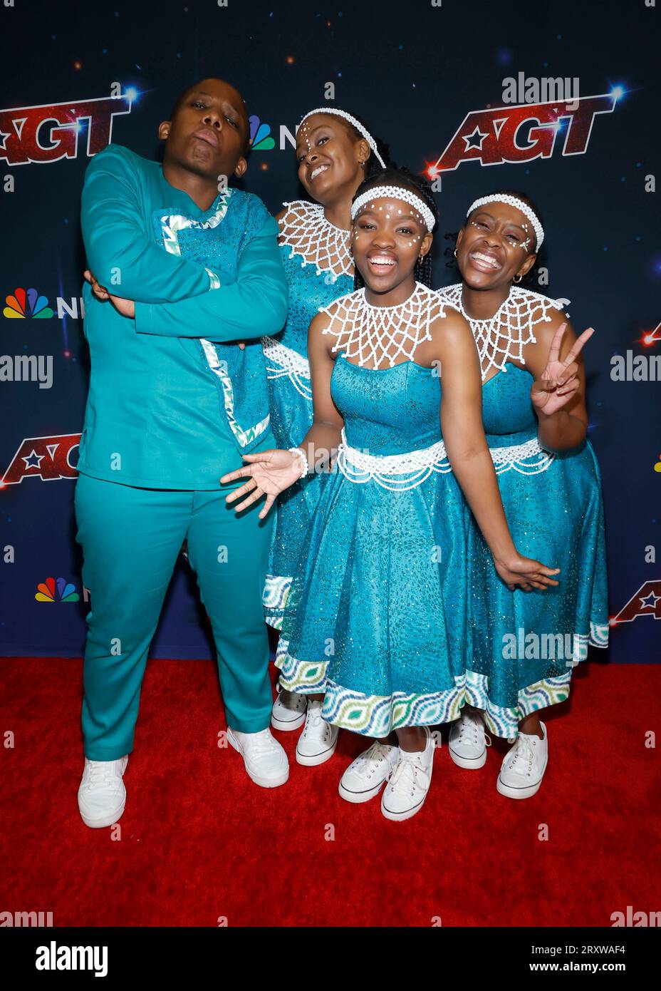 PASADENA, CA - 26 SEPTEMBRE : Mzansi Youth Choir au America's Got Talent Season 18 Live Show à l'Hôtel Dena à Pasadena, Californie le 26 septembre 2023. Crédit : Faye Sadou/MediaPunch Banque D'Images