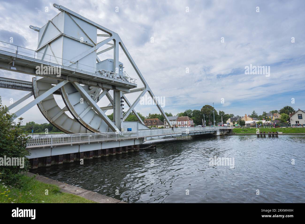 Le pont Pegasus à Benouville, Normandie France. Août 15 2023. Banque D'Images