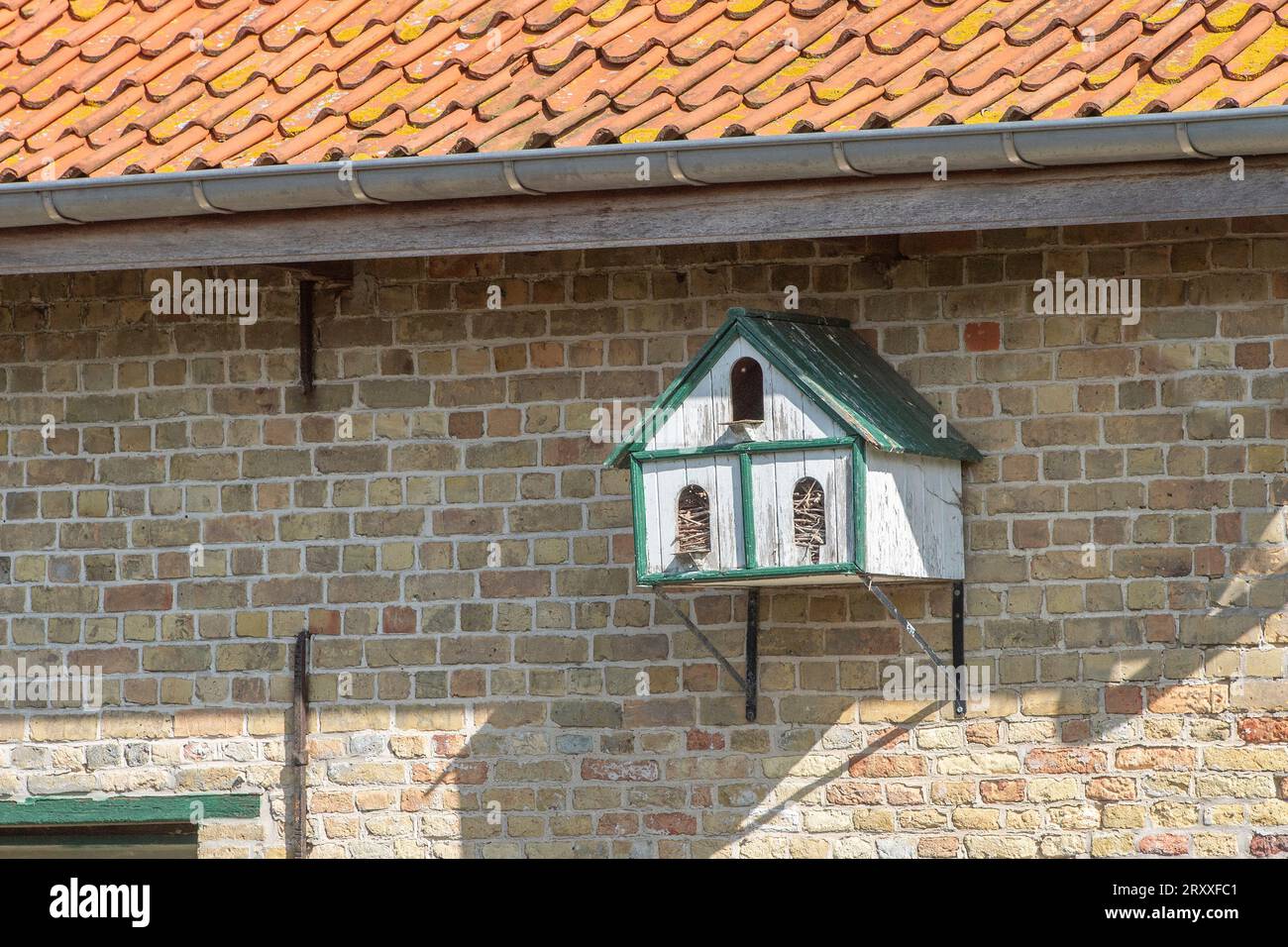 Pigeonnier sur un bar belge Banque D'Images