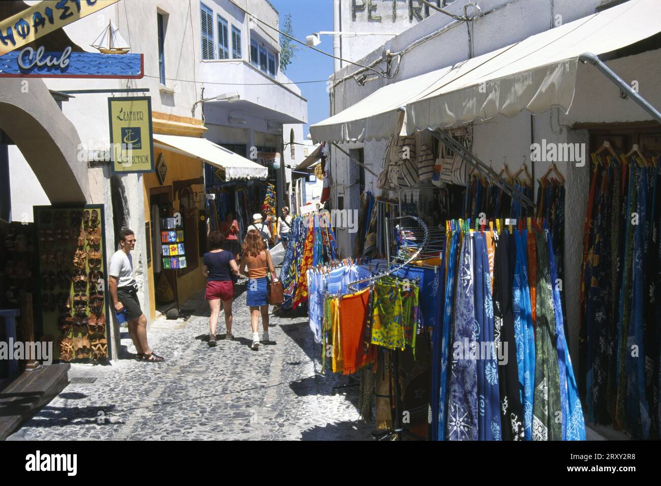Thira, Santorin, Cyclades, Grèce Banque D'Images