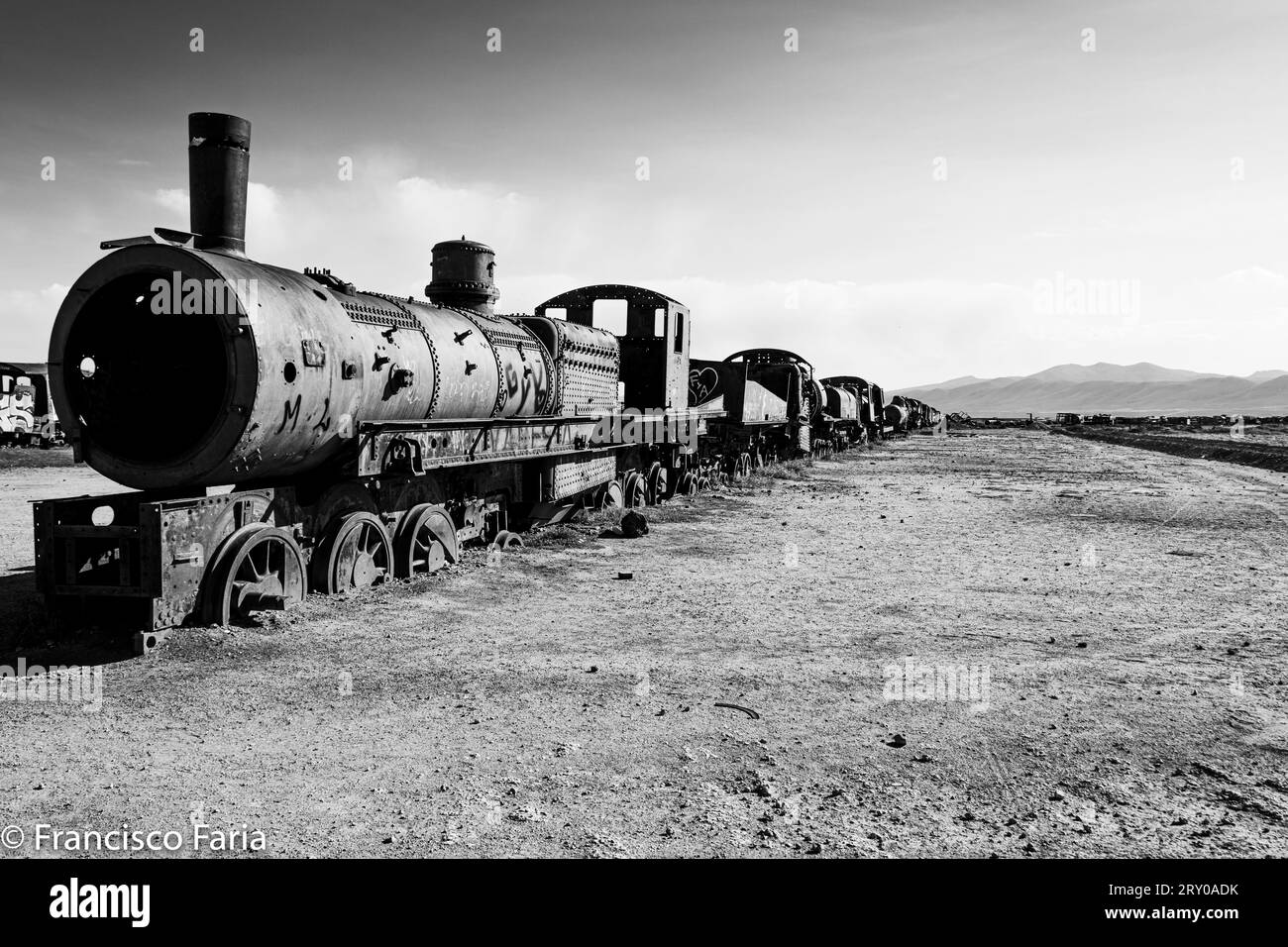Salar Uyuni - Bolivie Banque D'Images