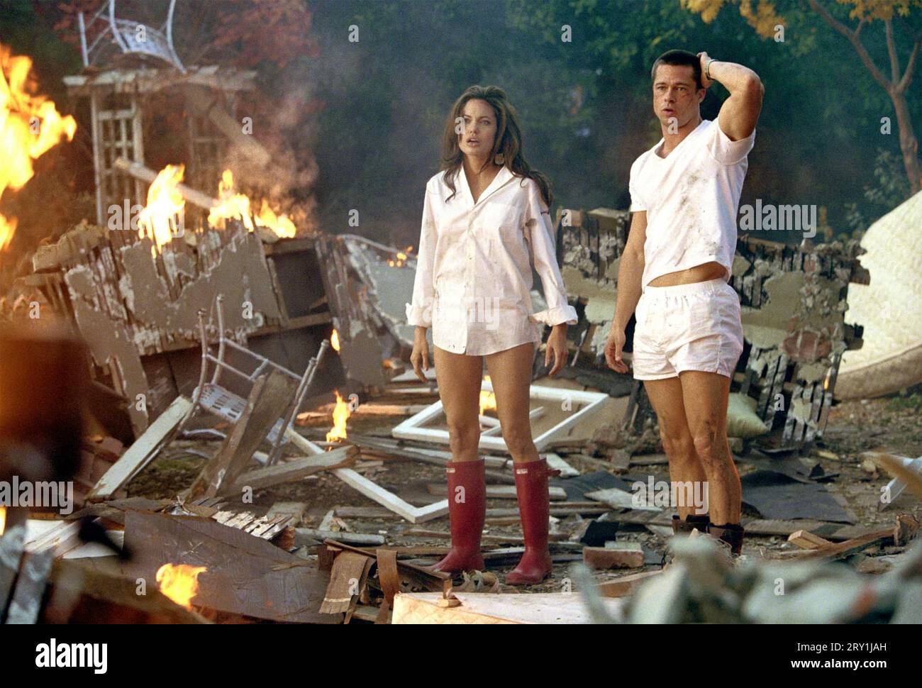 Brad pitt angelina jolie 2005 Banque de photographies et d’images à