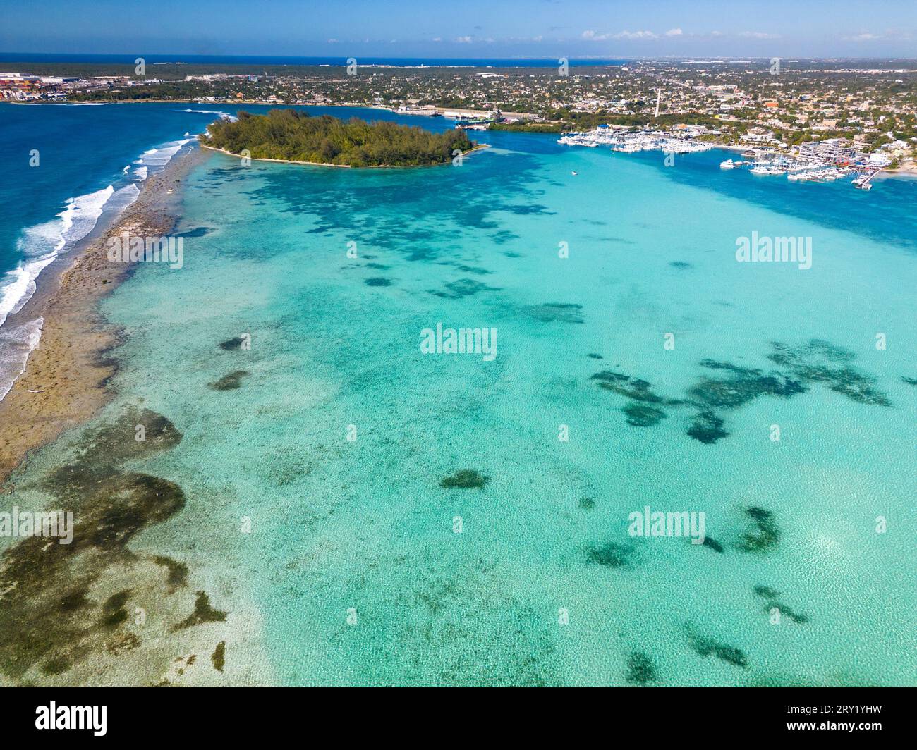 République dominicaine, province de Saint-Domingue, Boca Chica Banque D'Images
